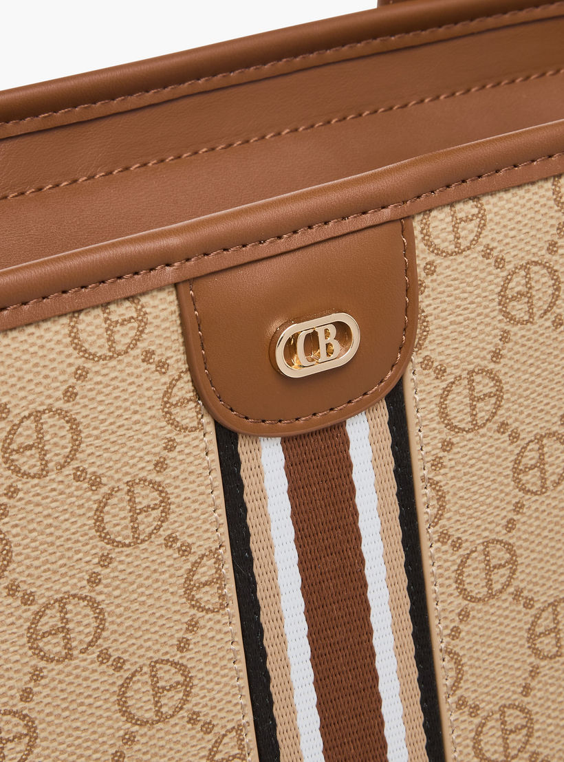 شنطة توتي بطبعات مع محفظة من كريسبيلا-women-bagsandwallets-handbags-image-7