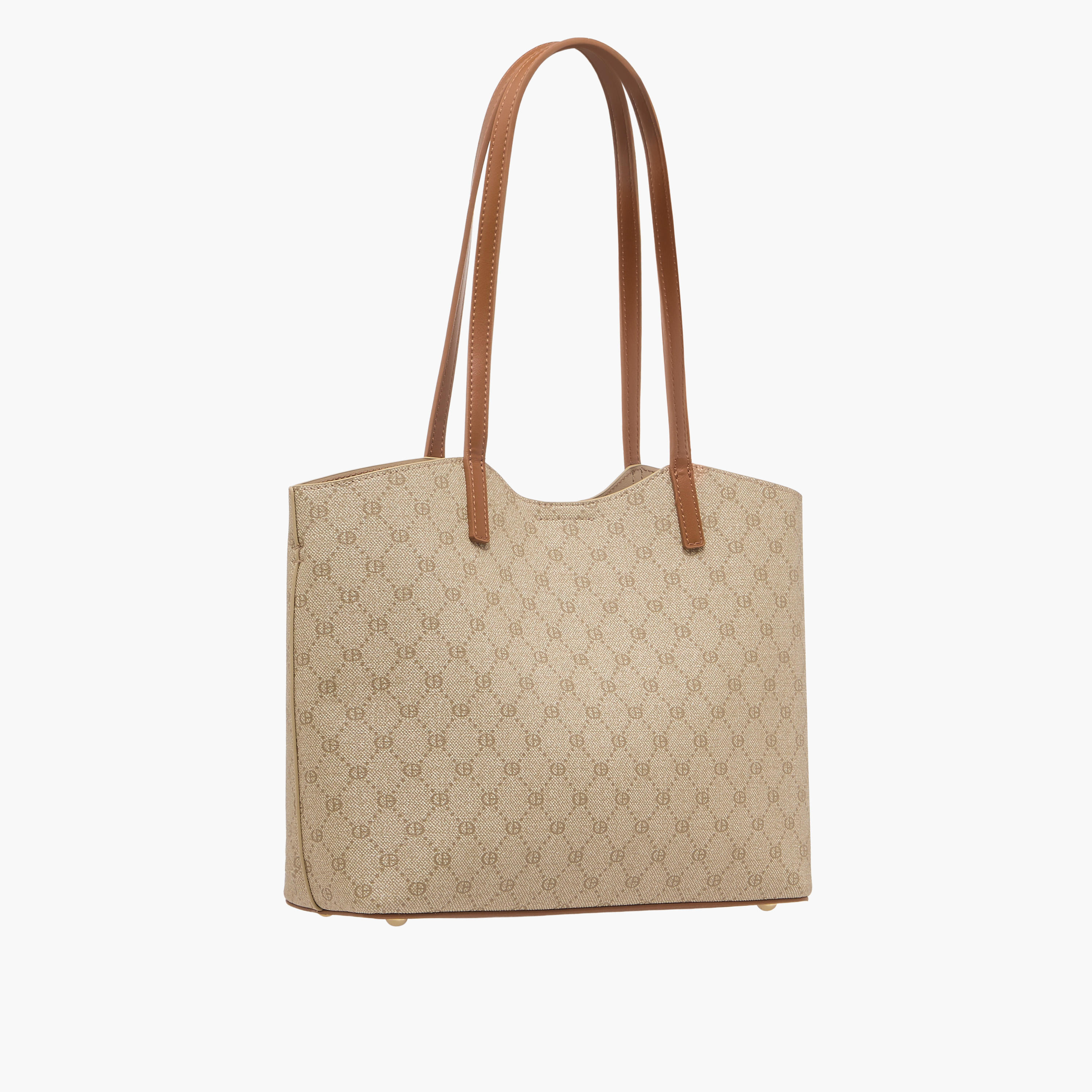 شنطة توتي بطبعات مونوجرام مع محفظة بسحاب إغلاق دائري من كريسبيلا-women-bagsandwallets-handbags-image-5