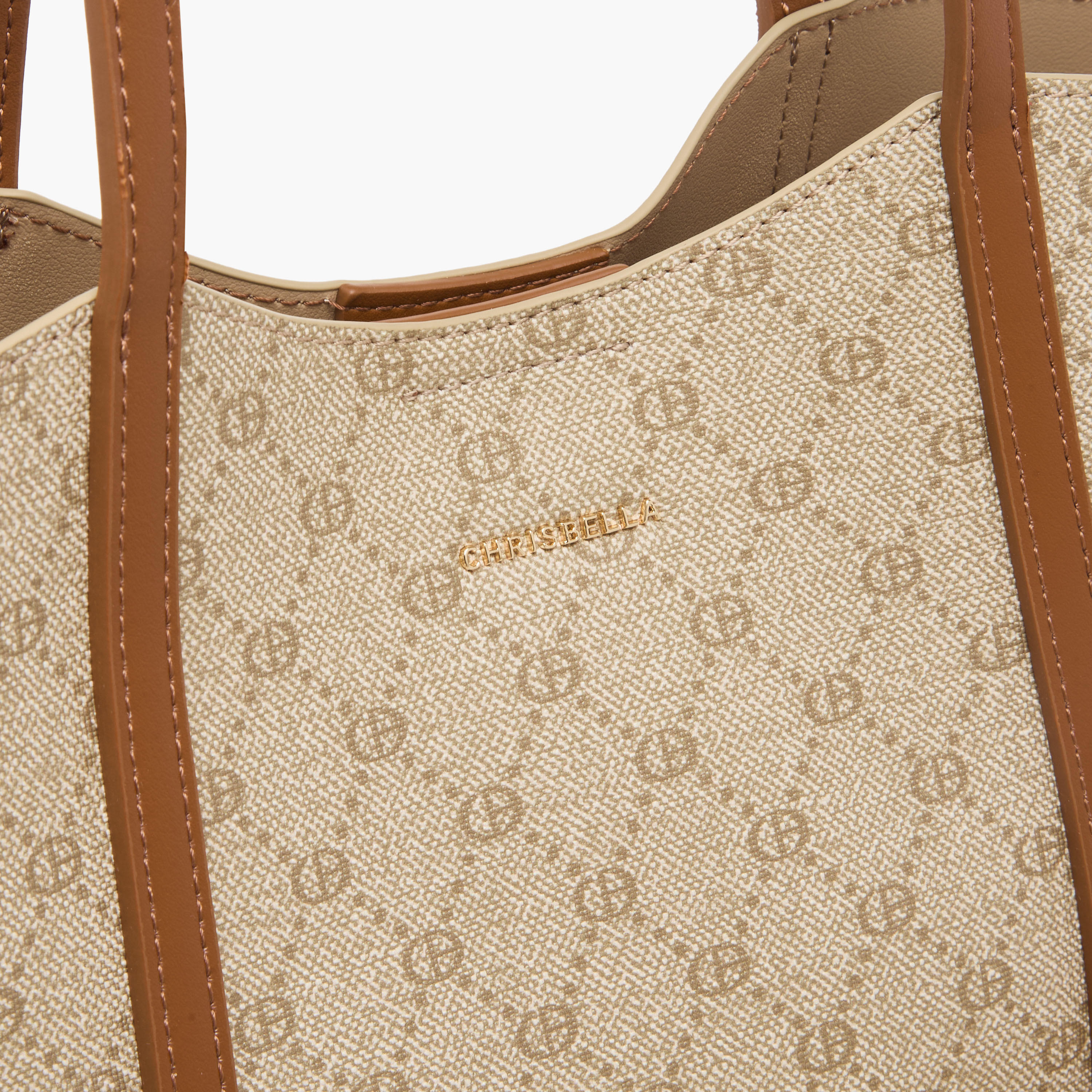 شنطة توتي بطبعات مونوجرام مع محفظة بسحاب إغلاق دائري من كريسبيلا-women-bagsandwallets-handbags-image-8