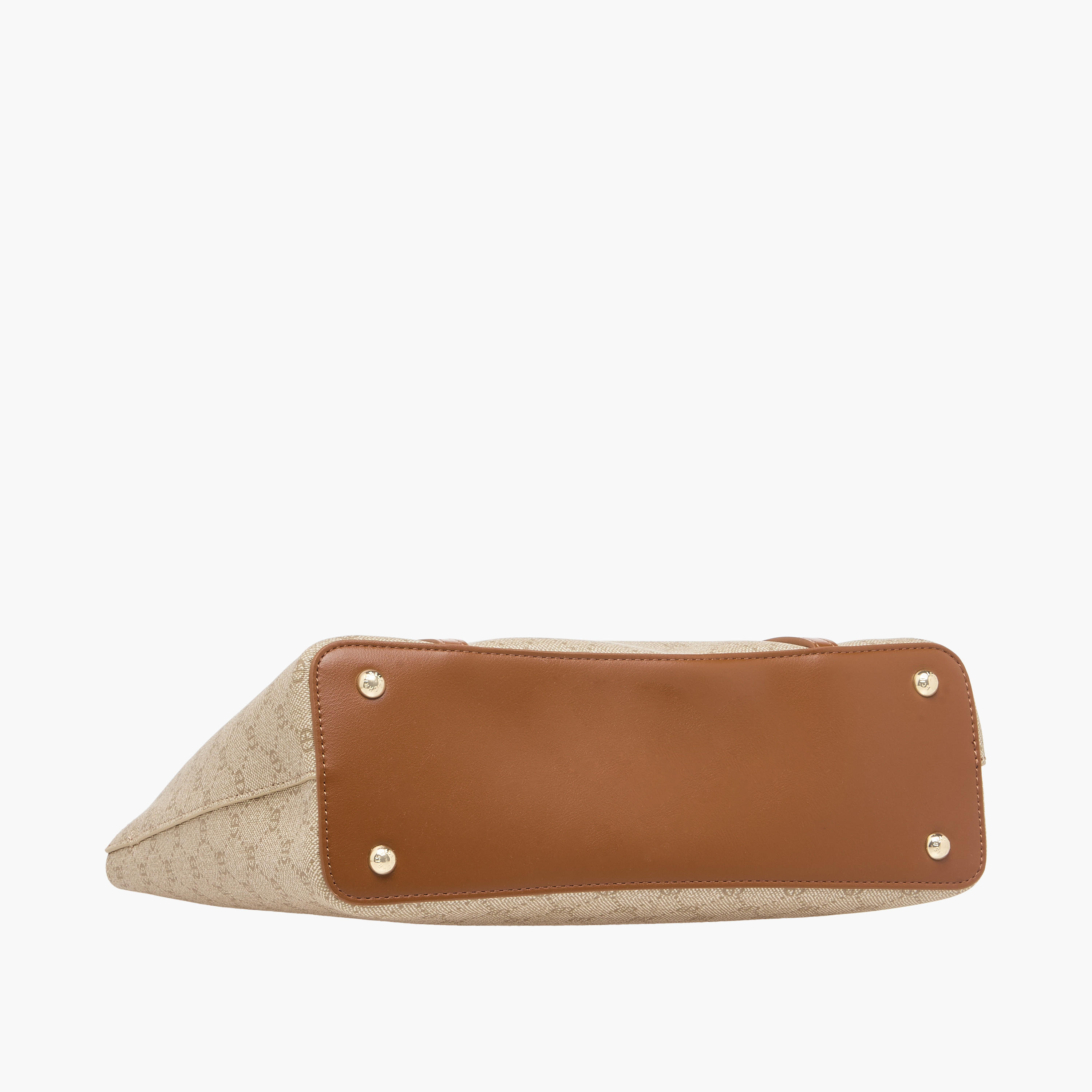 شنطة توتي بطبعات مونوجرام مع محفظة بسحاب إغلاق دائري من كريسبيلا-women-bagsandwallets-handbags-image-9