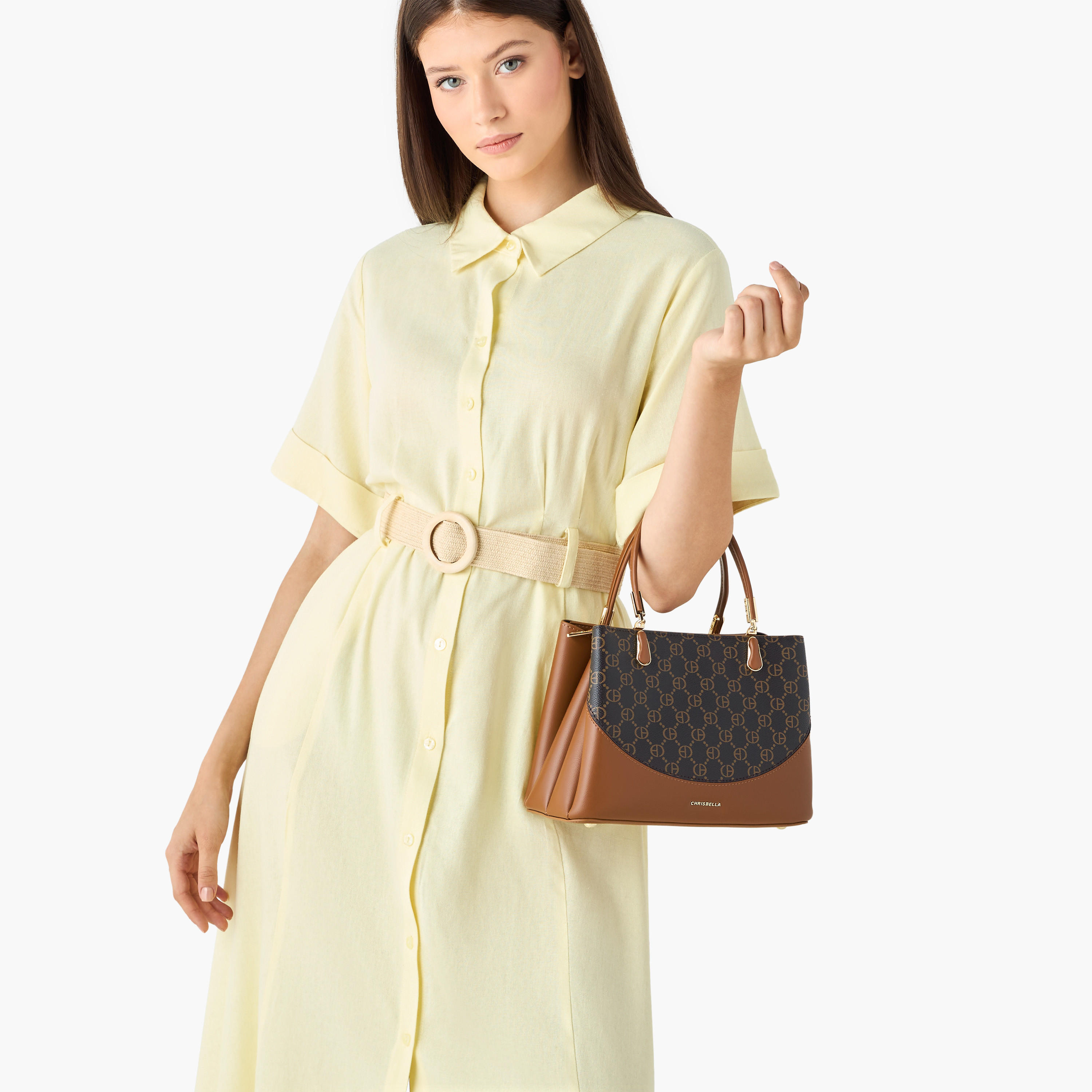 شنطة توت بطبعات مع محفظة من كريسبيلا-women-bagsandwallets-handbags-image-2