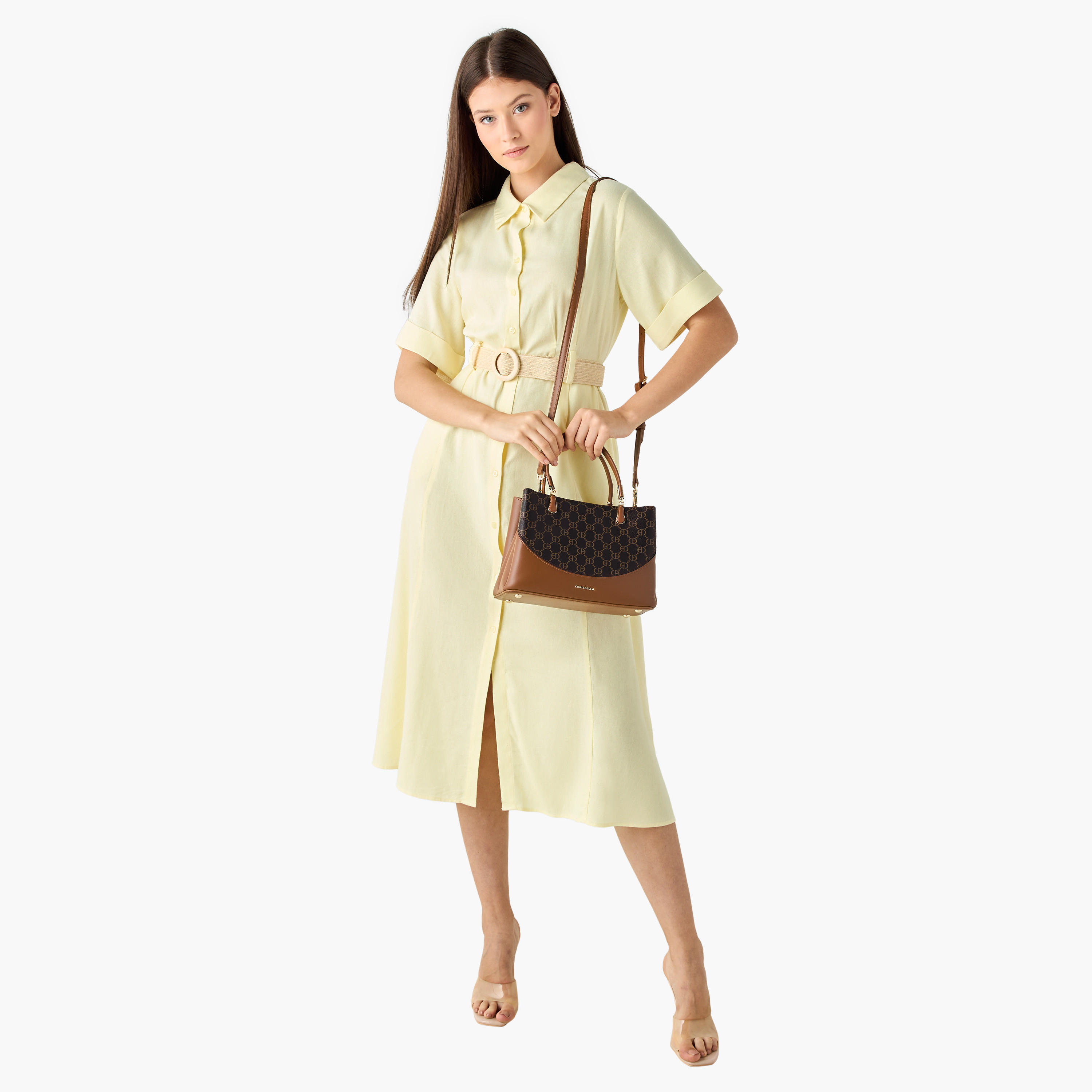 شنطة توت بطبعات مع محفظة من كريسبيلا-women-bagsandwallets-handbags-image-9