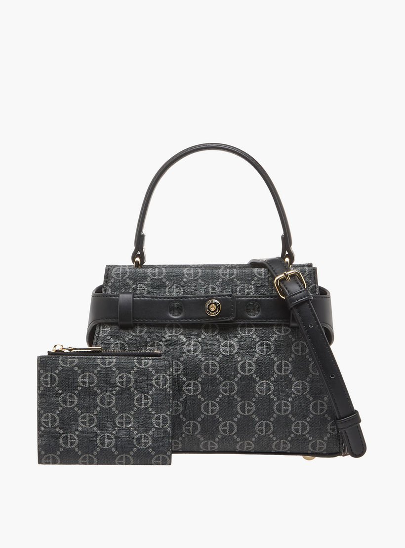 Chrisbella Monogram Print Crossbody Bag with Wallet-women-bagsandwallets-handbags-image-1