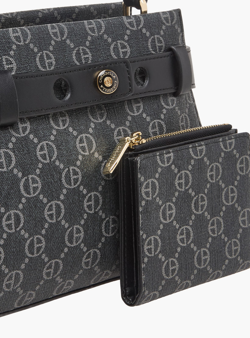 Chrisbella Monogram Print Crossbody Bag with Wallet-women-bagsandwallets-handbags-image-6