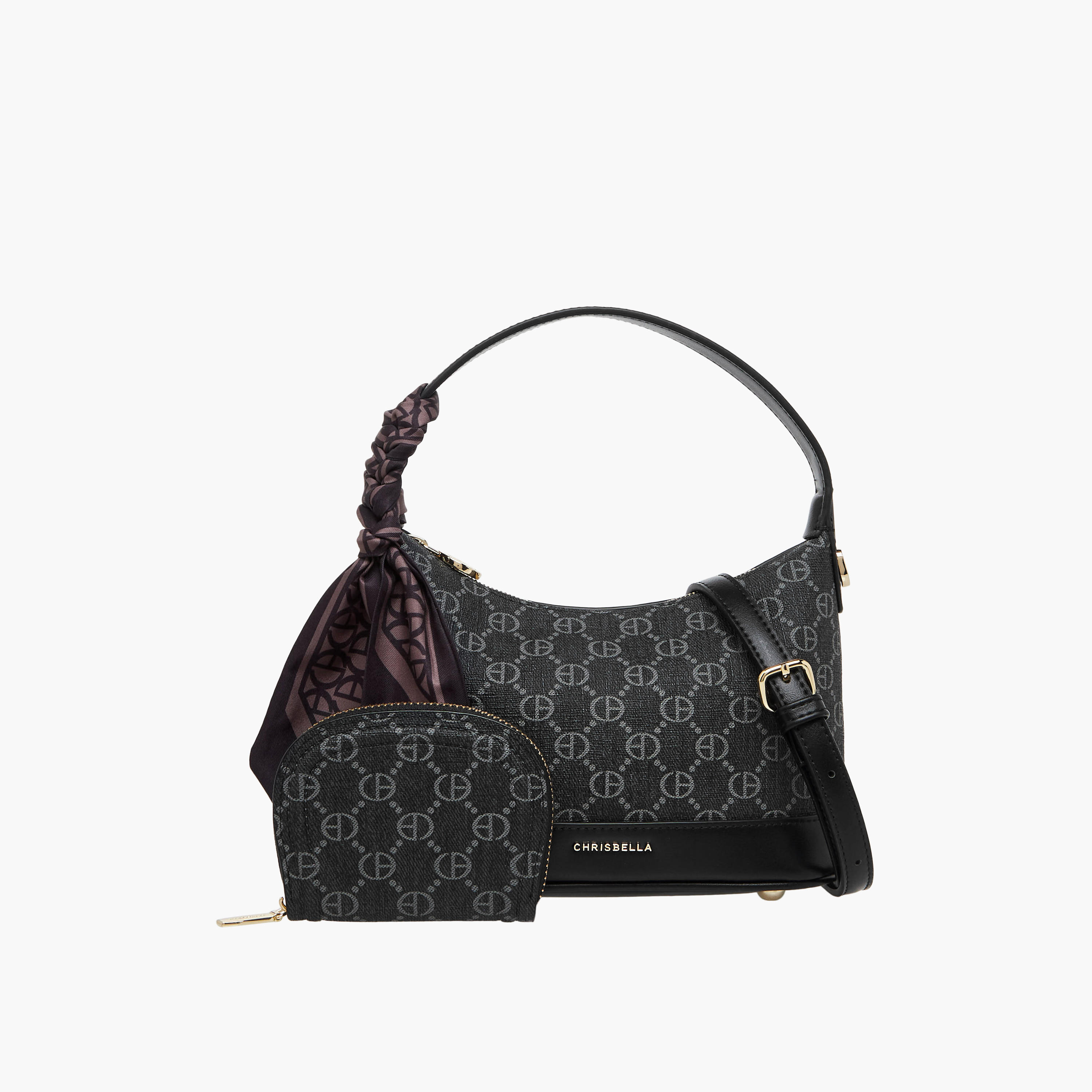 شنطة كروس بطبعات مع محفظة من كريسبيلا-women-bagsandwallets-handbags-image-1