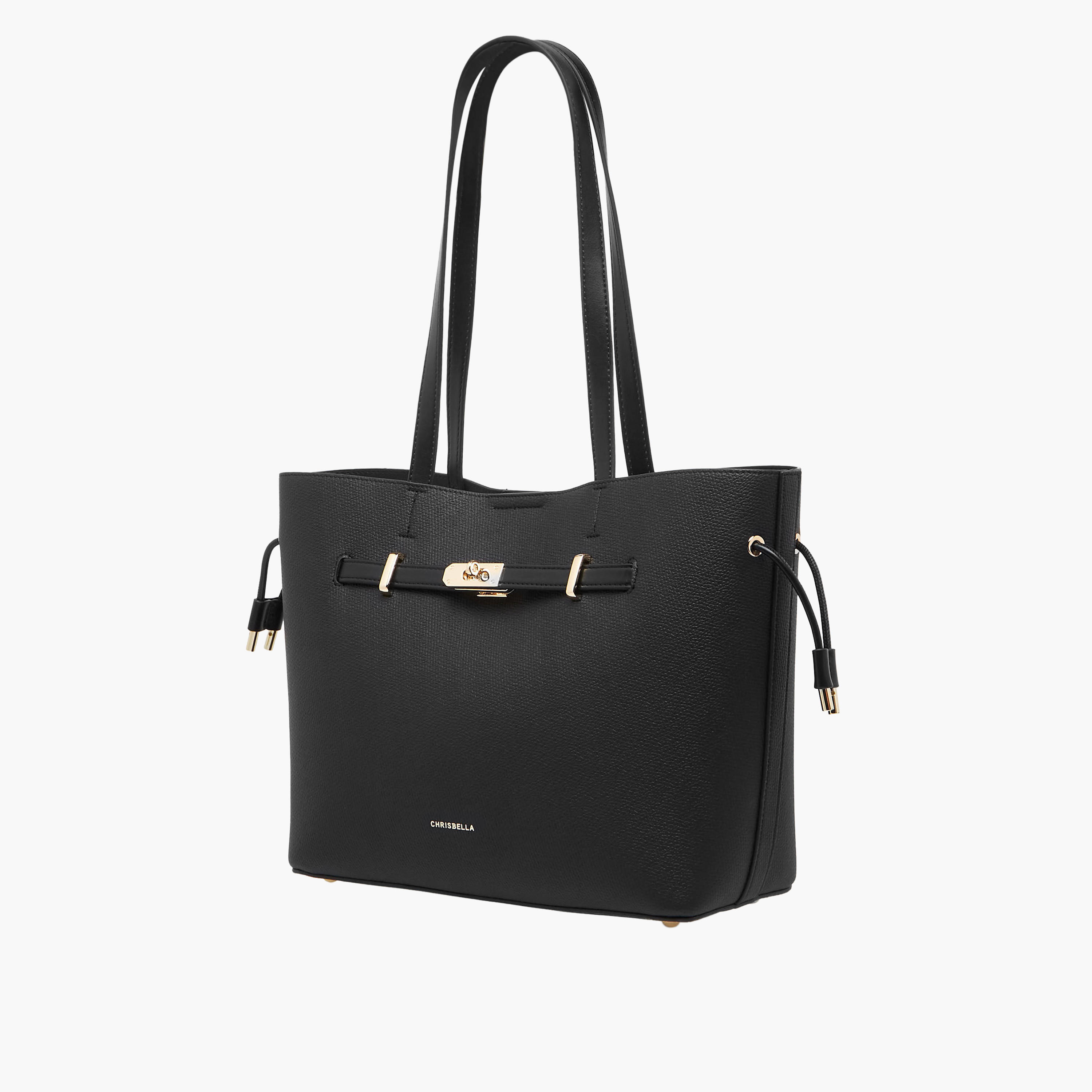 Chrisbella Textured Tote Bag with Wallet-women-bagsandwallets-handbags-image-3