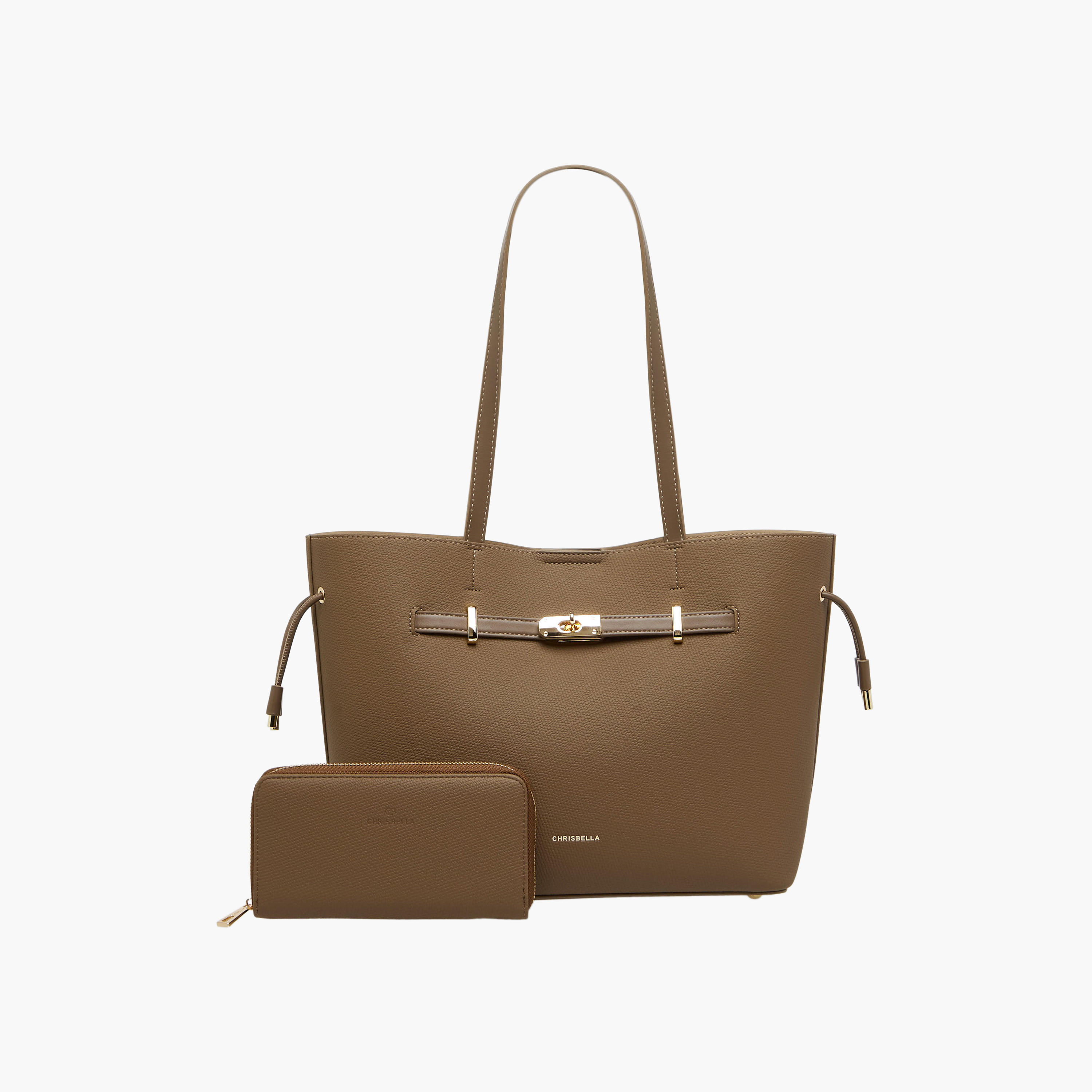 Chrisbella Solid Tote Bag with Wallet-women-bagsandwallets-handbags-image-1
