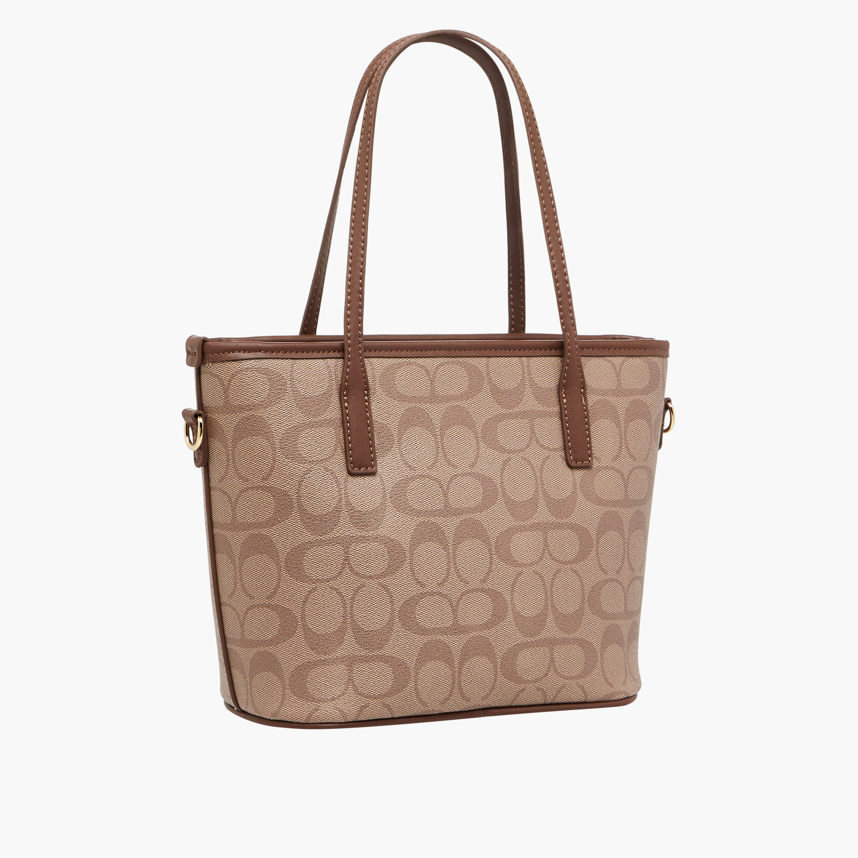 Chrisbella Printed Tote Bag with Pouch-women-bagsandwallets-handbags-image-4