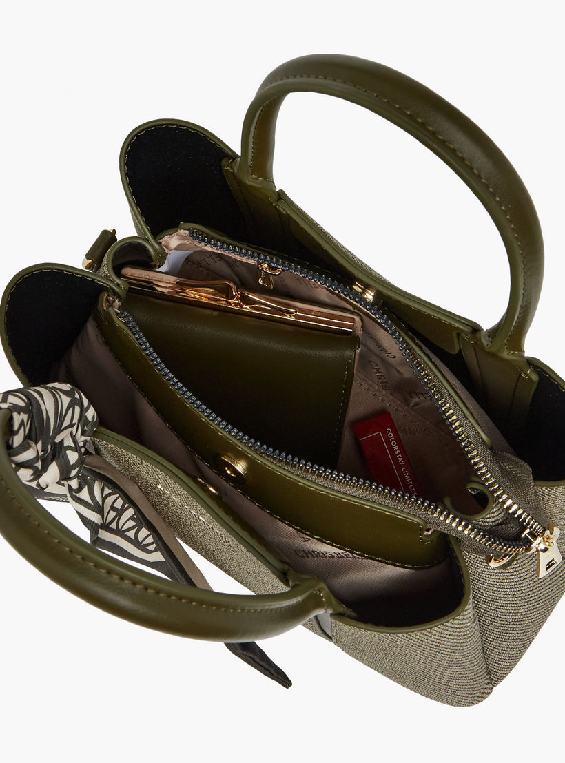 Chrisbella Scarf Accent Tote Bag with Wallet-women-bagsandwallets-handbags-image-11