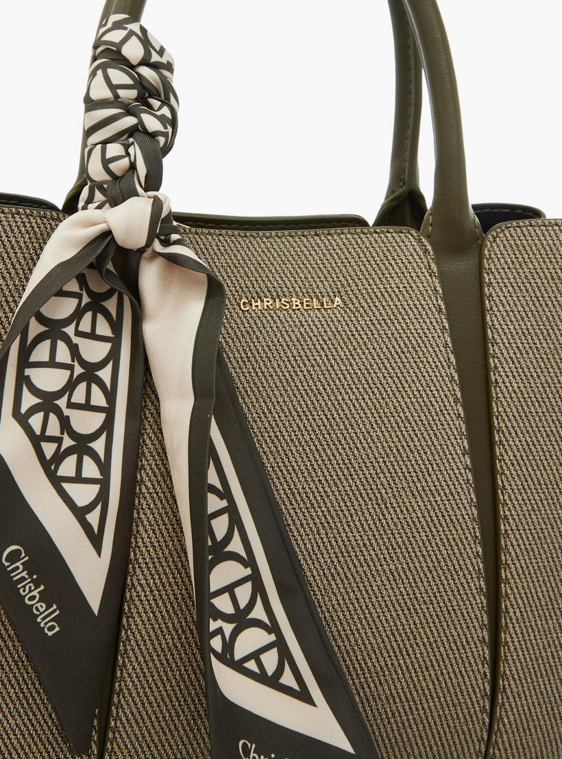 Chrisbella Scarf Accent Tote Bag with Wallet-women-bagsandwallets-handbags-image-7