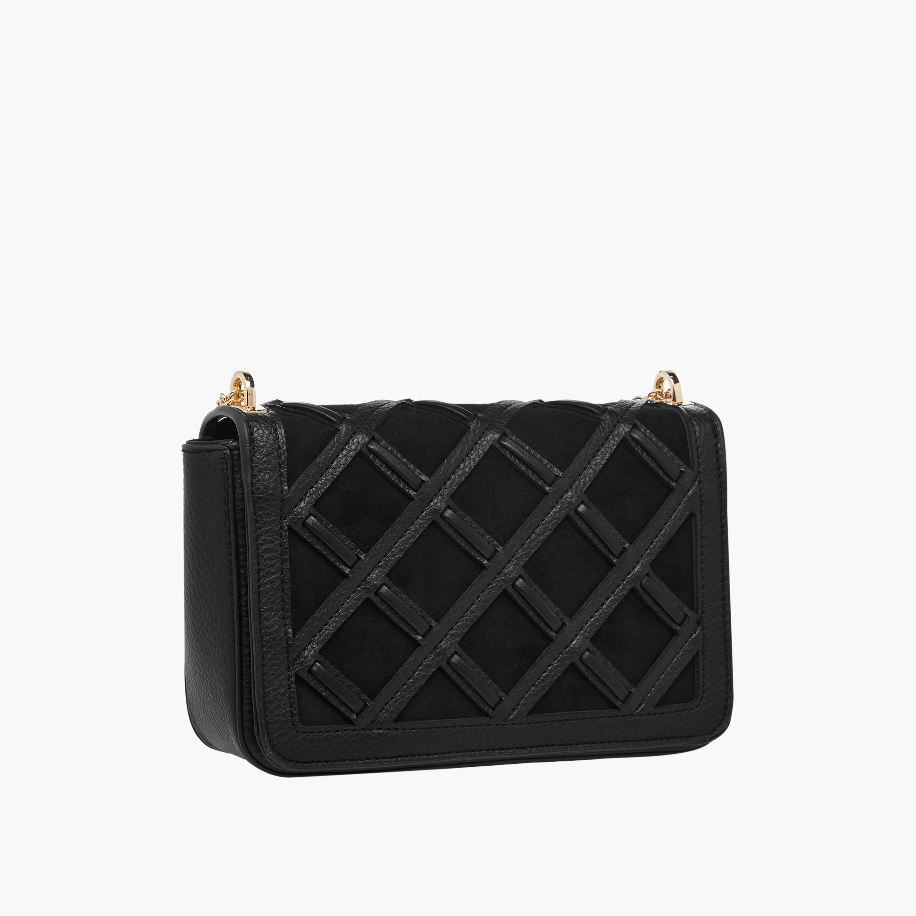 Bessie London Textured Crossbody Bag with Flap Closure-women-bagsandwallets-handbags-image-4