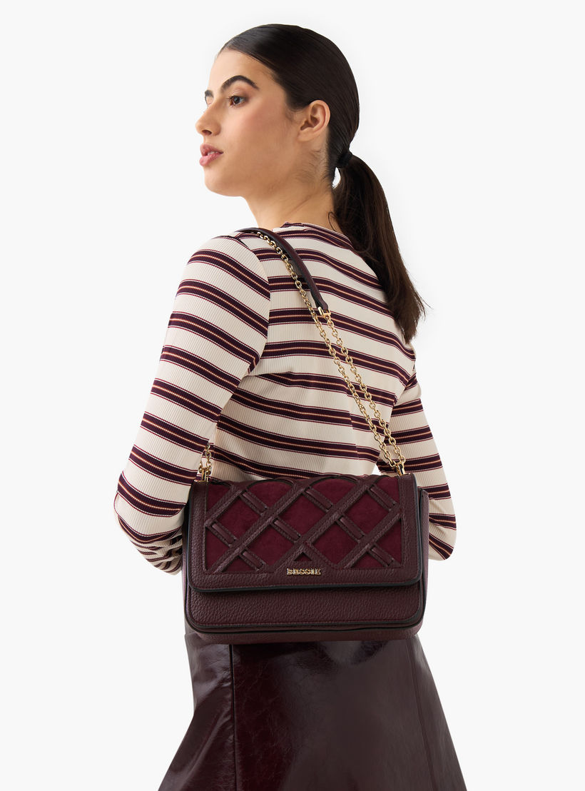 شنطة كروس بودي كاروهات بحزام سلسلة من بيسي لندن-women-bagsandwallets-handbags-image-2