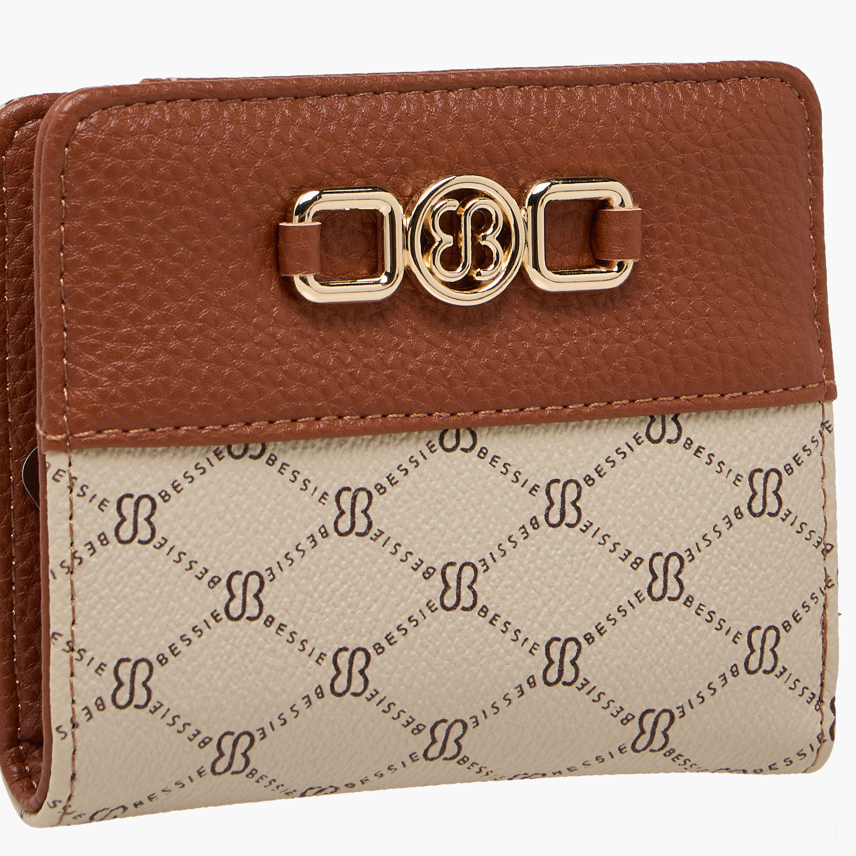 Bessie London Monogram Print Bi-Fold Wallet-women-bagsandwallets-wallets-image-3