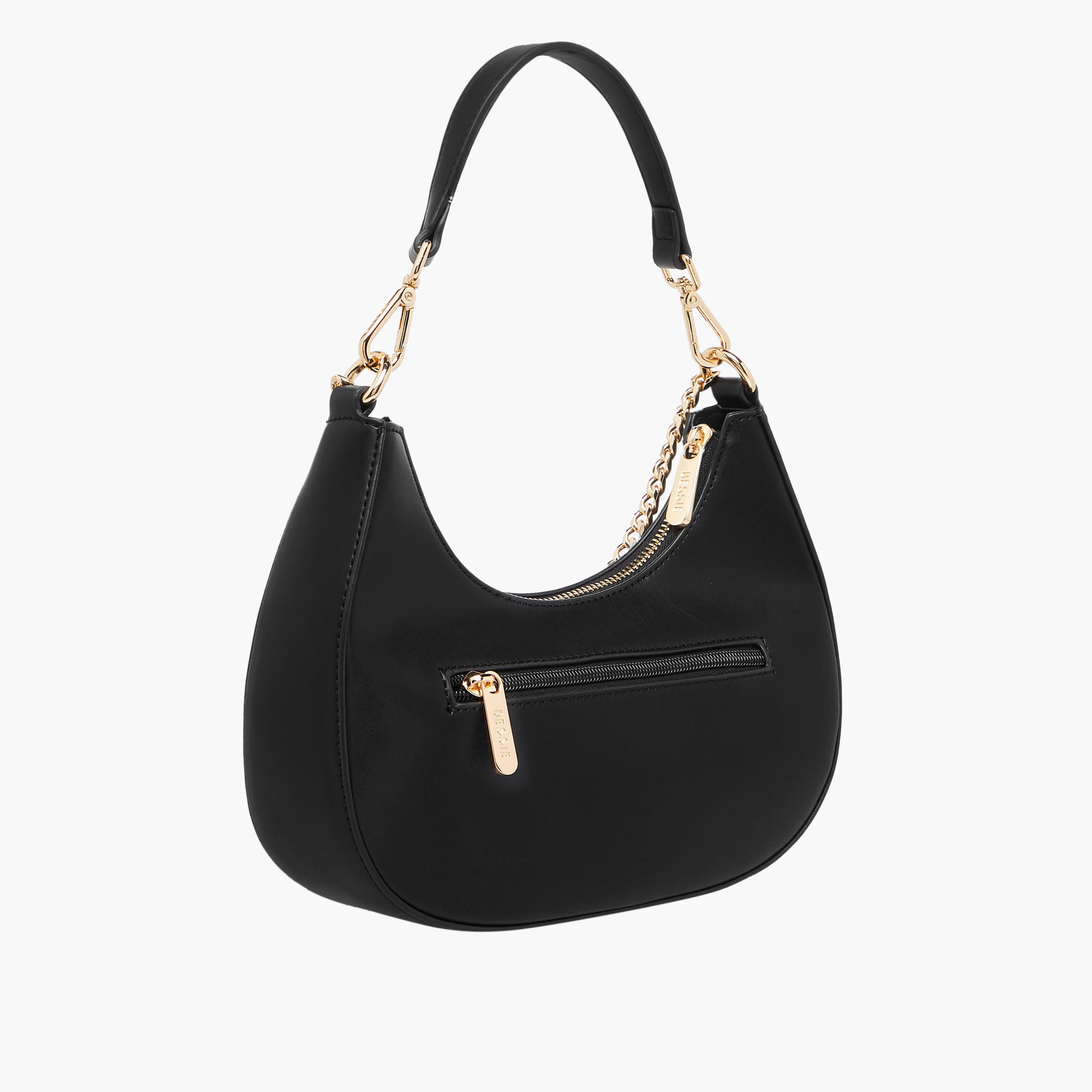 Bessie London Solid Crossbody Bag with Detachable Strap-women-bagsandwallets-handbags-image-4