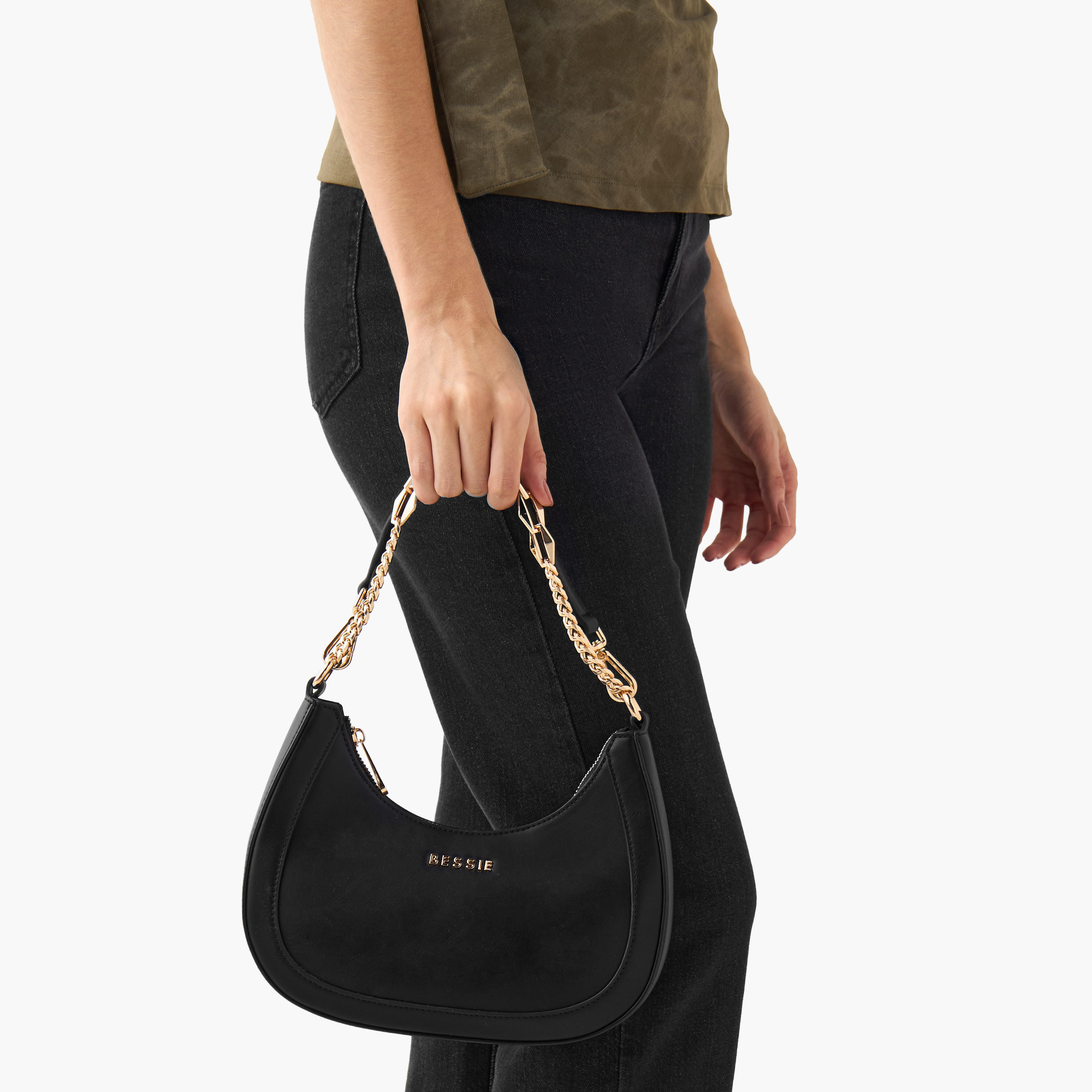 Bessie London Solid Crossbody Bag with Detachable Strap-women-bagsandwallets-handbags-image-8