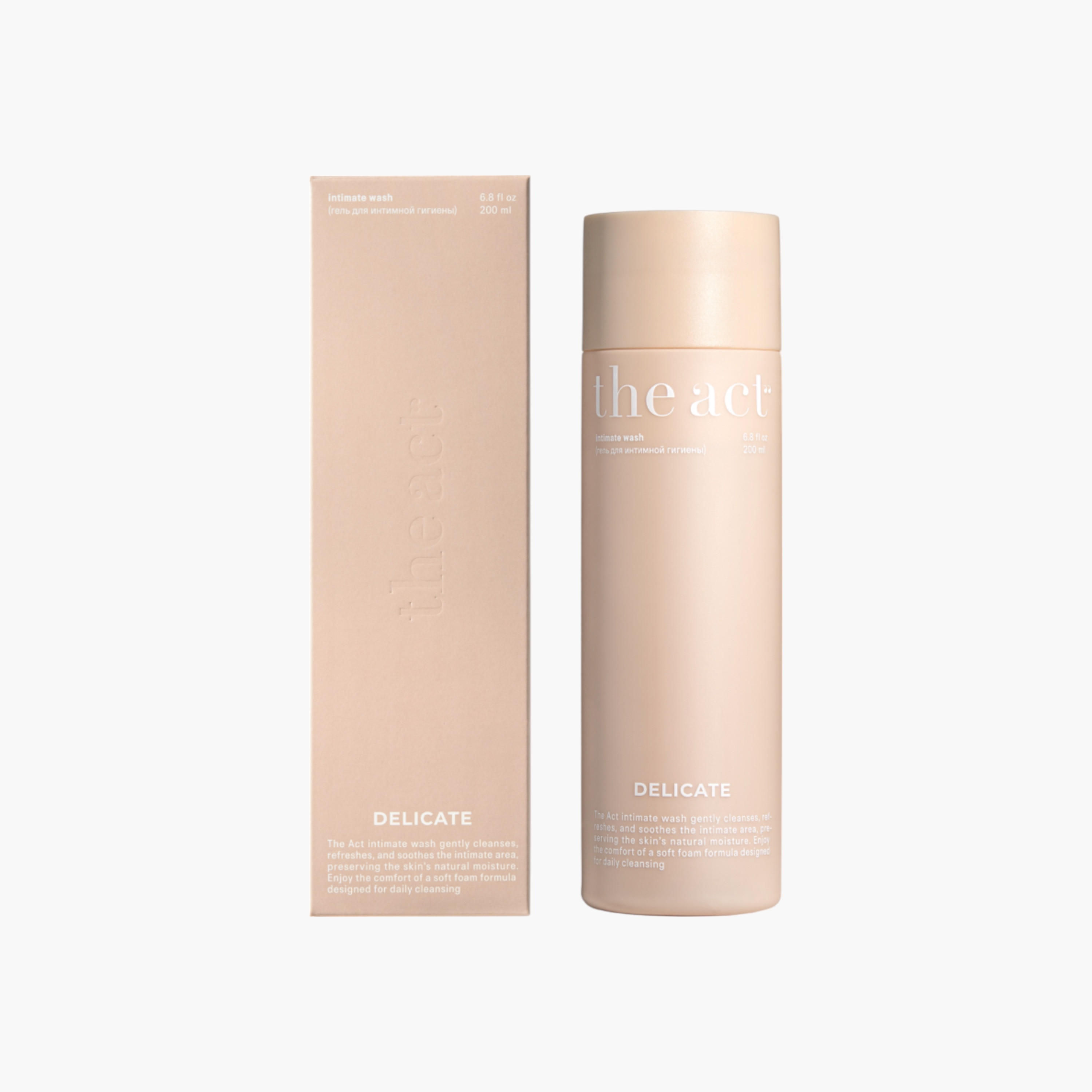 غسول للمناطق الحساسة خالٍ من العطور دليكت - ذا آكت - 200 مل-beautyandpersonalcare-bathandbody-hygieneessentials-image-2