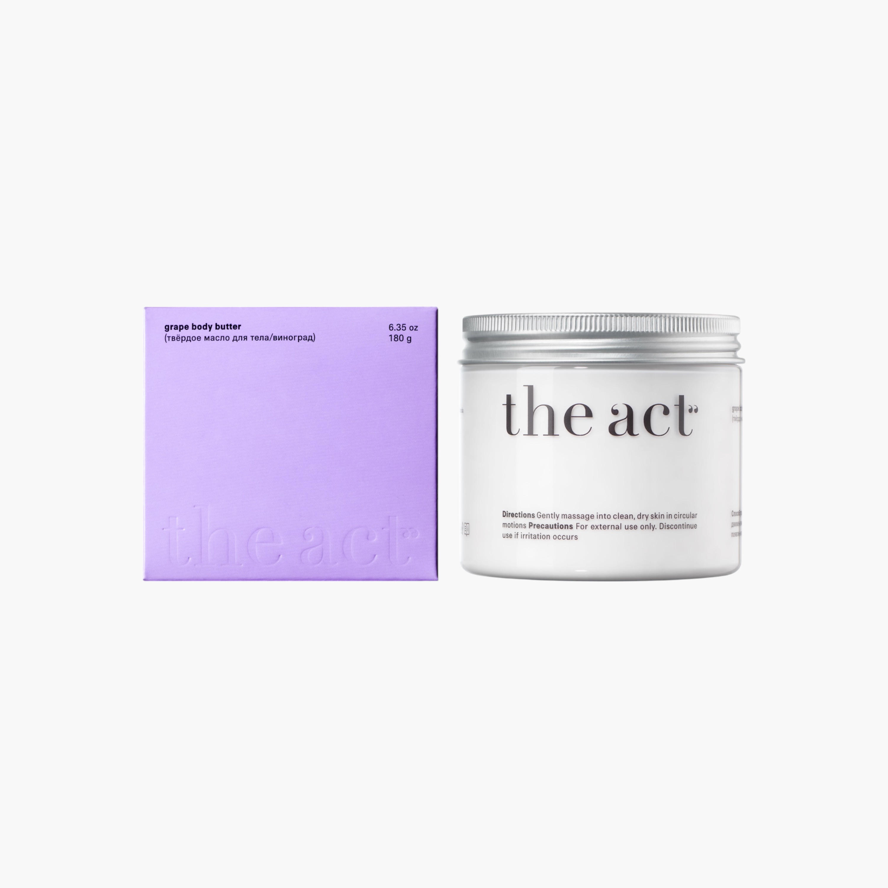 زبدة جسم برائحة العنب من ذا آكت - 180 جم-beautyandpersonalcare-bathandbody-bodycare-bodybutters-image-2