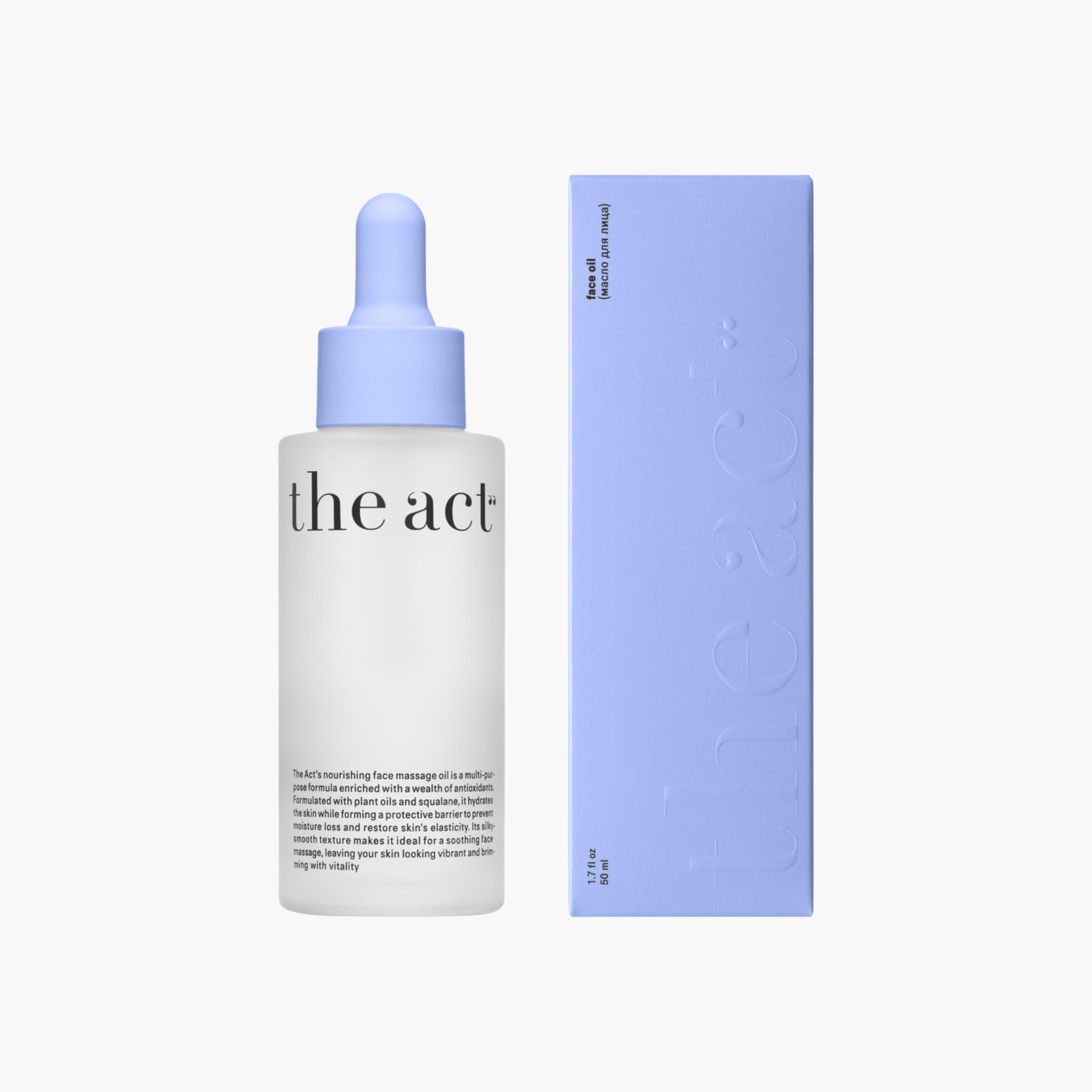 زيت وجه مغذّي من ذا آكت - 50 مل-beautyandpersonalcare-bathandbody-bodycare-oils-image-2