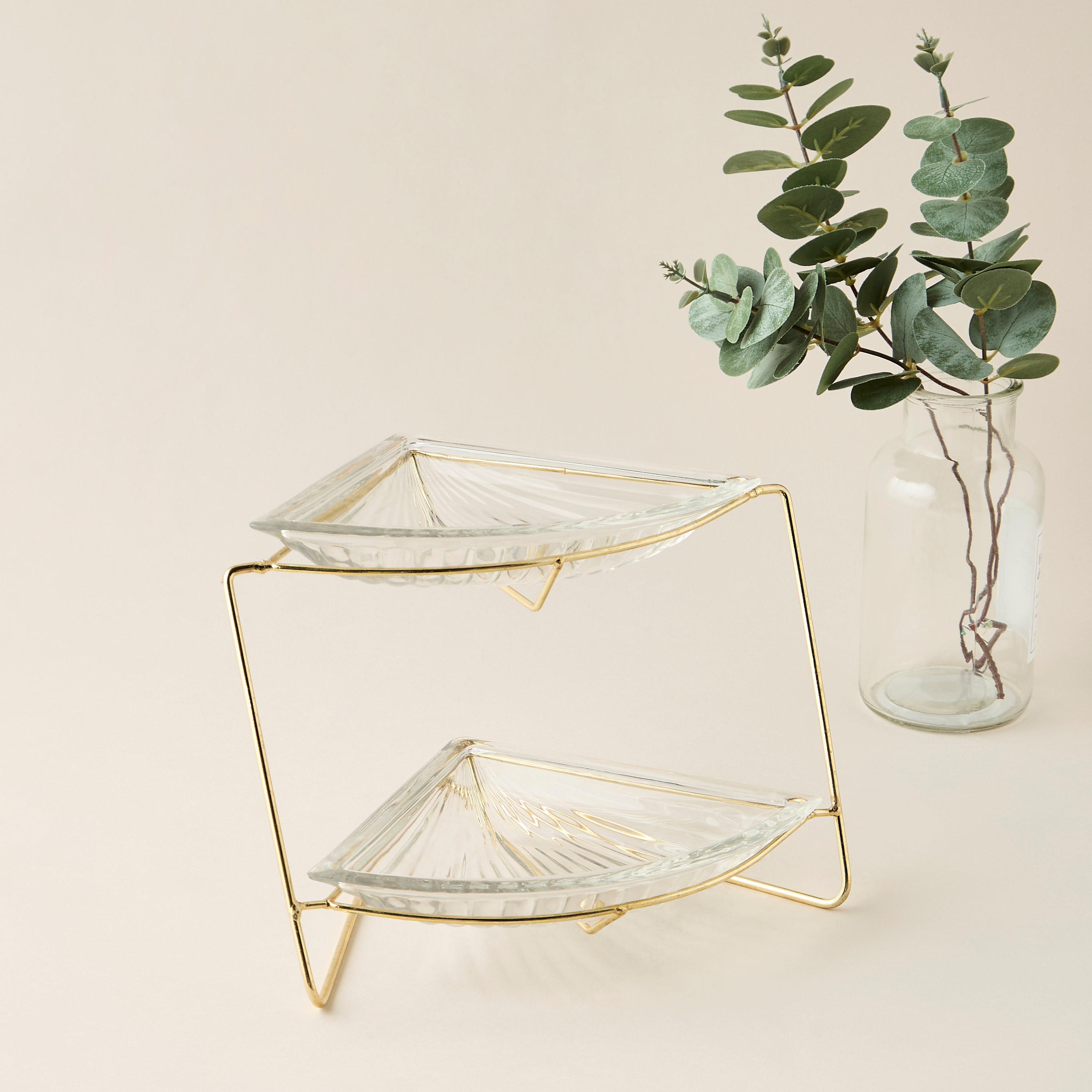 Shifaf 3-Piece Glass Snack Bowl and Stand Set-household-dining-dinnerware-bowls-image-1