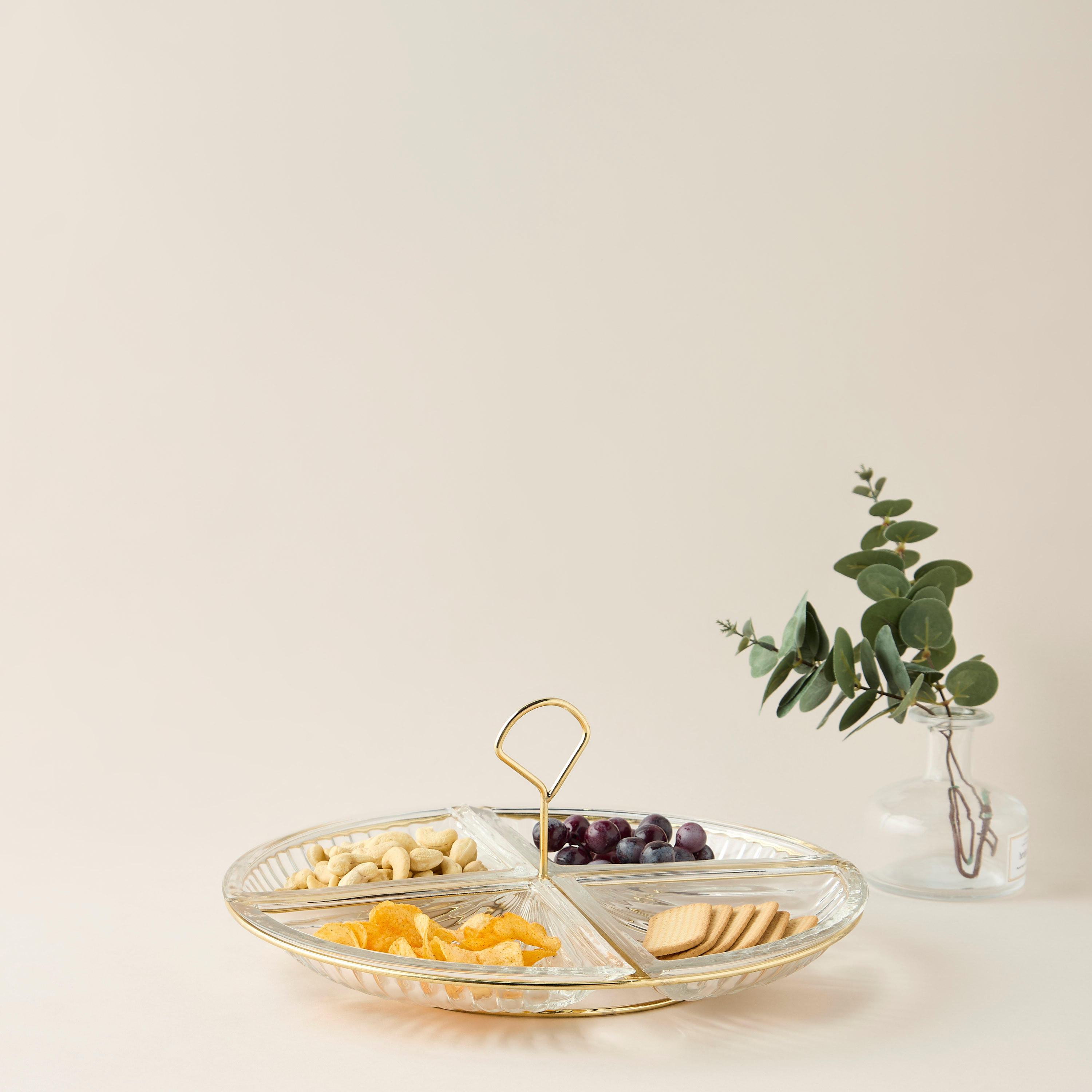 Shifaf 5-Piece Glass Bowl and Sectioned Stand Set-household-dining-dinnerware-bowls-image-2