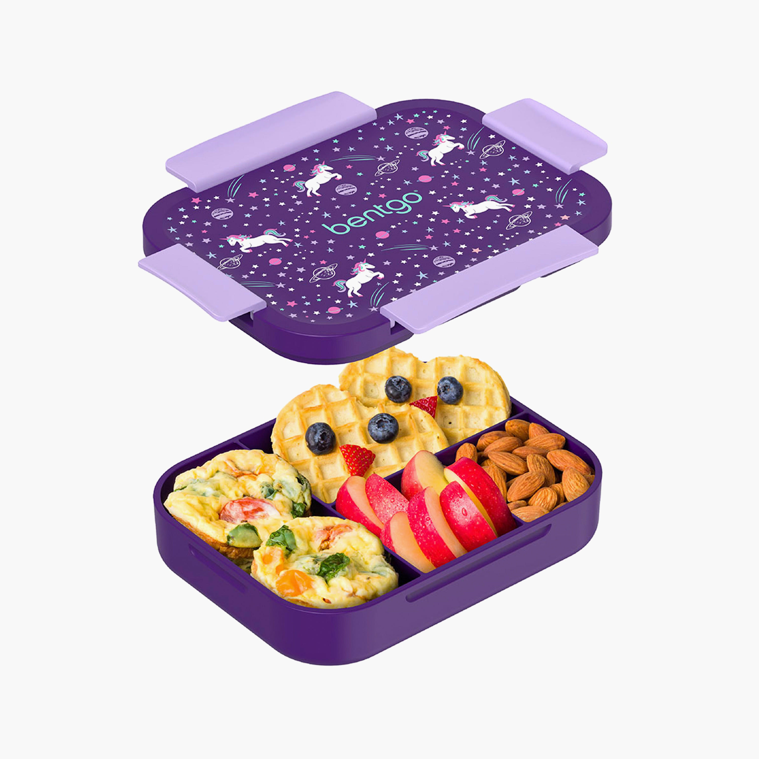 صندوق غداء للأطفال بـ4 أقسام وطبعات يونيكورن من بنتجو-school-lunchessentials-lunchboxes-image-1