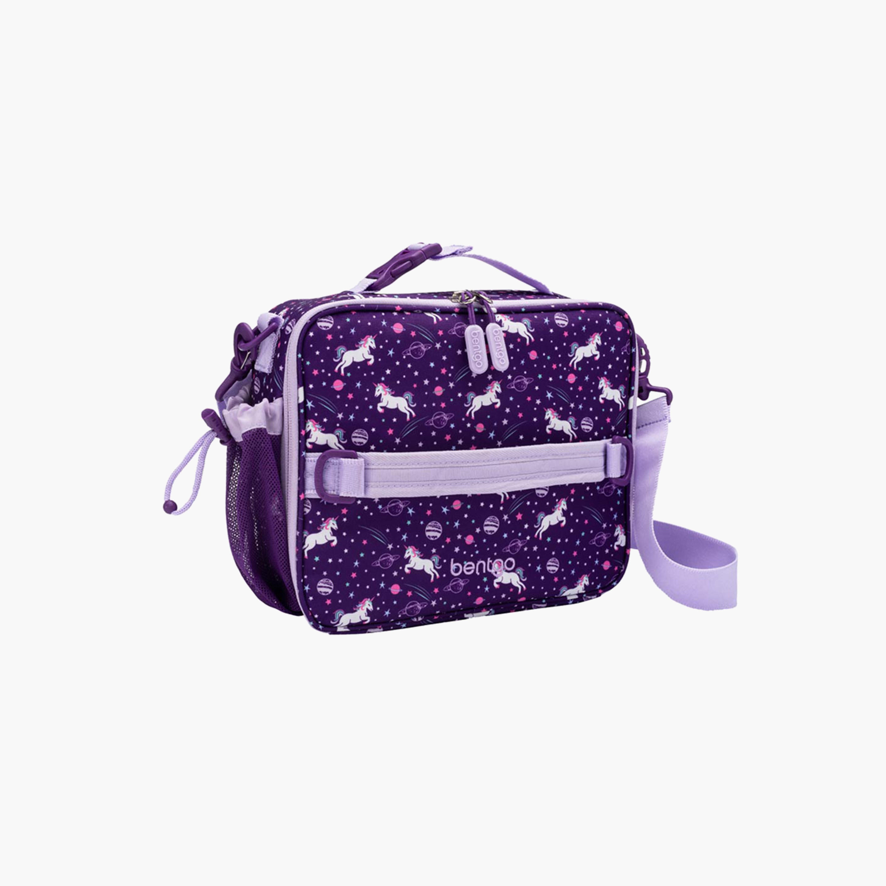 Bentgo Unicorn Print Insulated Lunch Bag with Zip Closure-school-lunchessentials-lunchbags-image-1