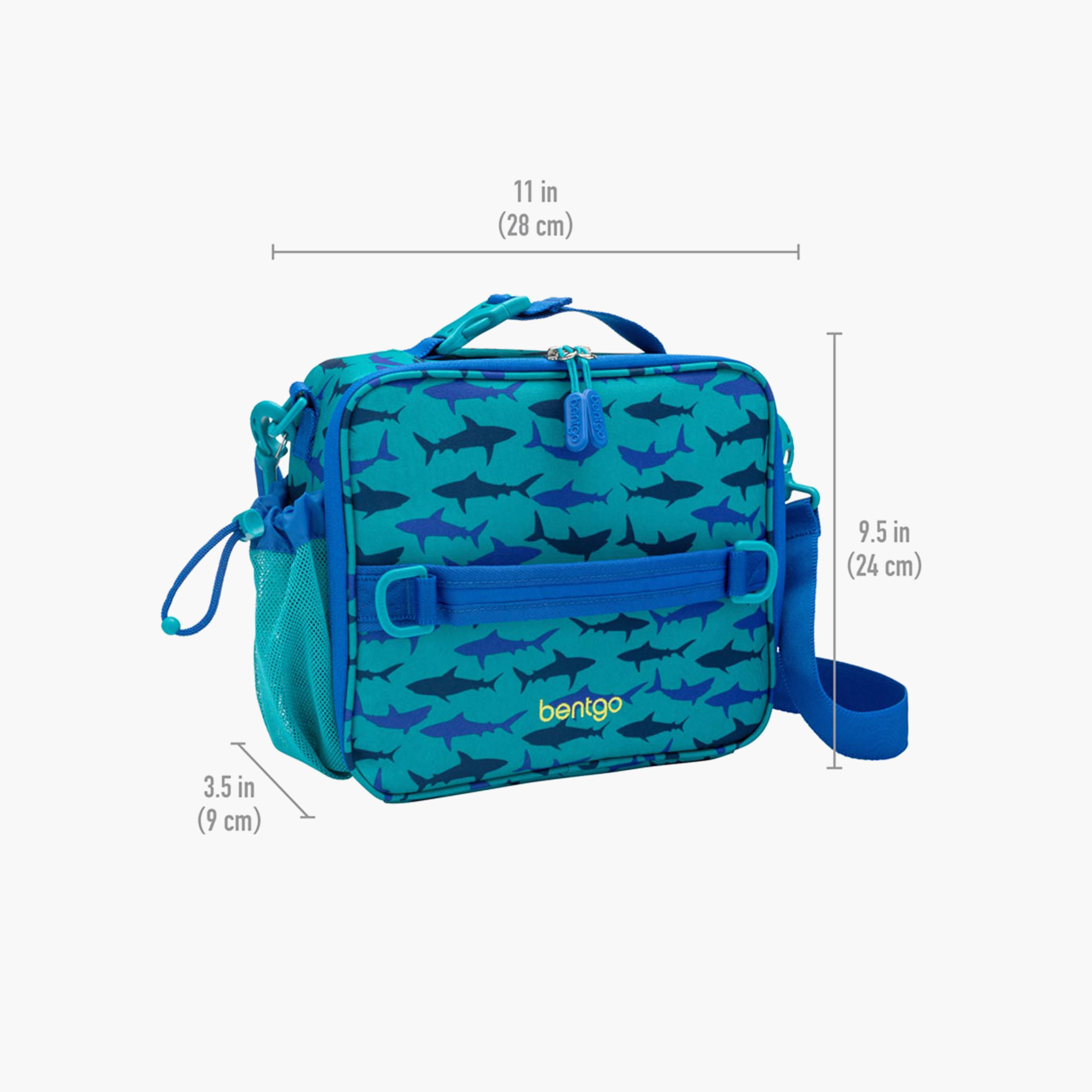 شنطة غداء معزولة بطبعات قرش للأطفال بسحاب إغلاق من بنتجو-school-lunchessentials-lunchbags-image-2