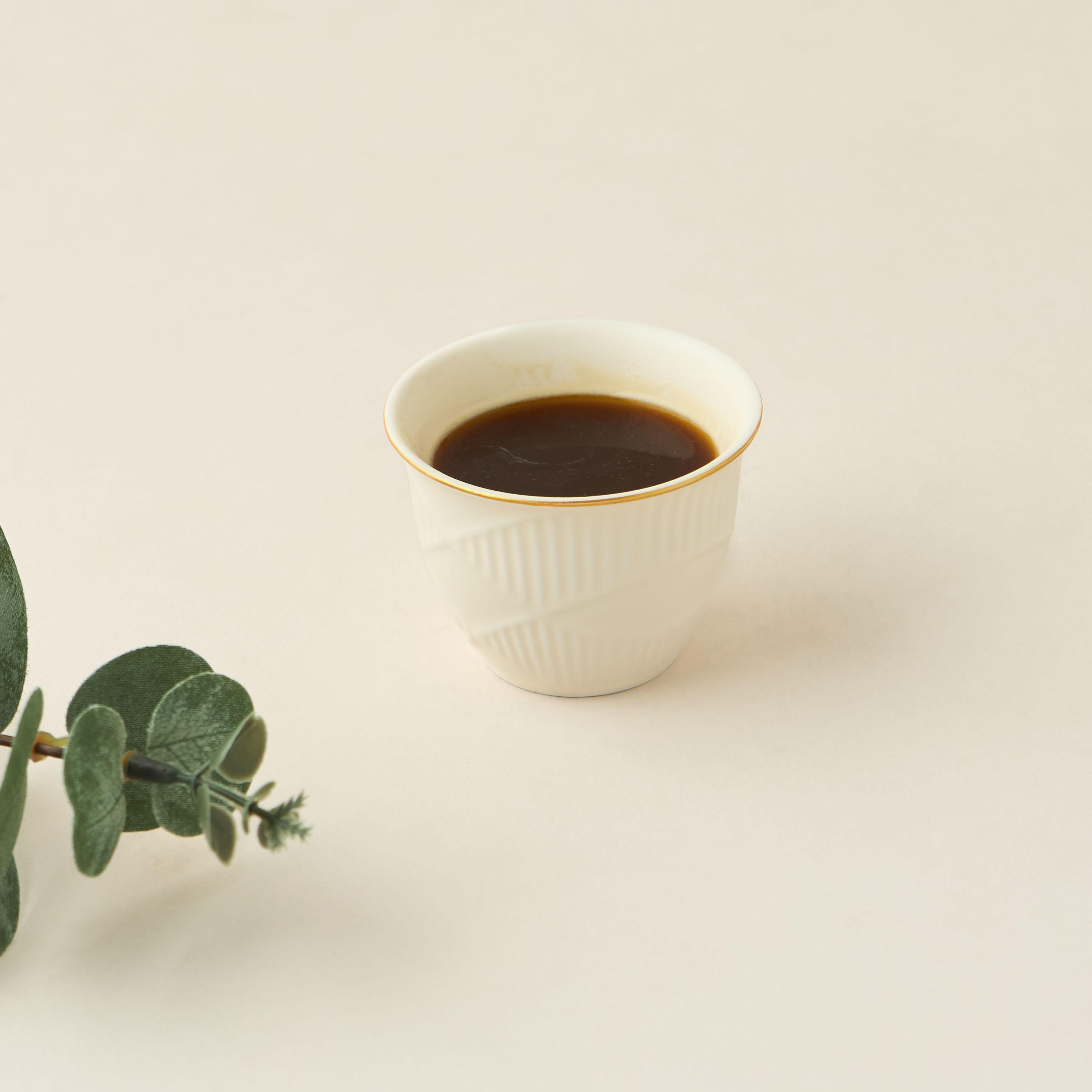 Hiba Textured 6-Piece New Bone China Kahwa Cup Set - 70 ml-household-dining-teaandcoffee-teaandcoffeesets-image-3