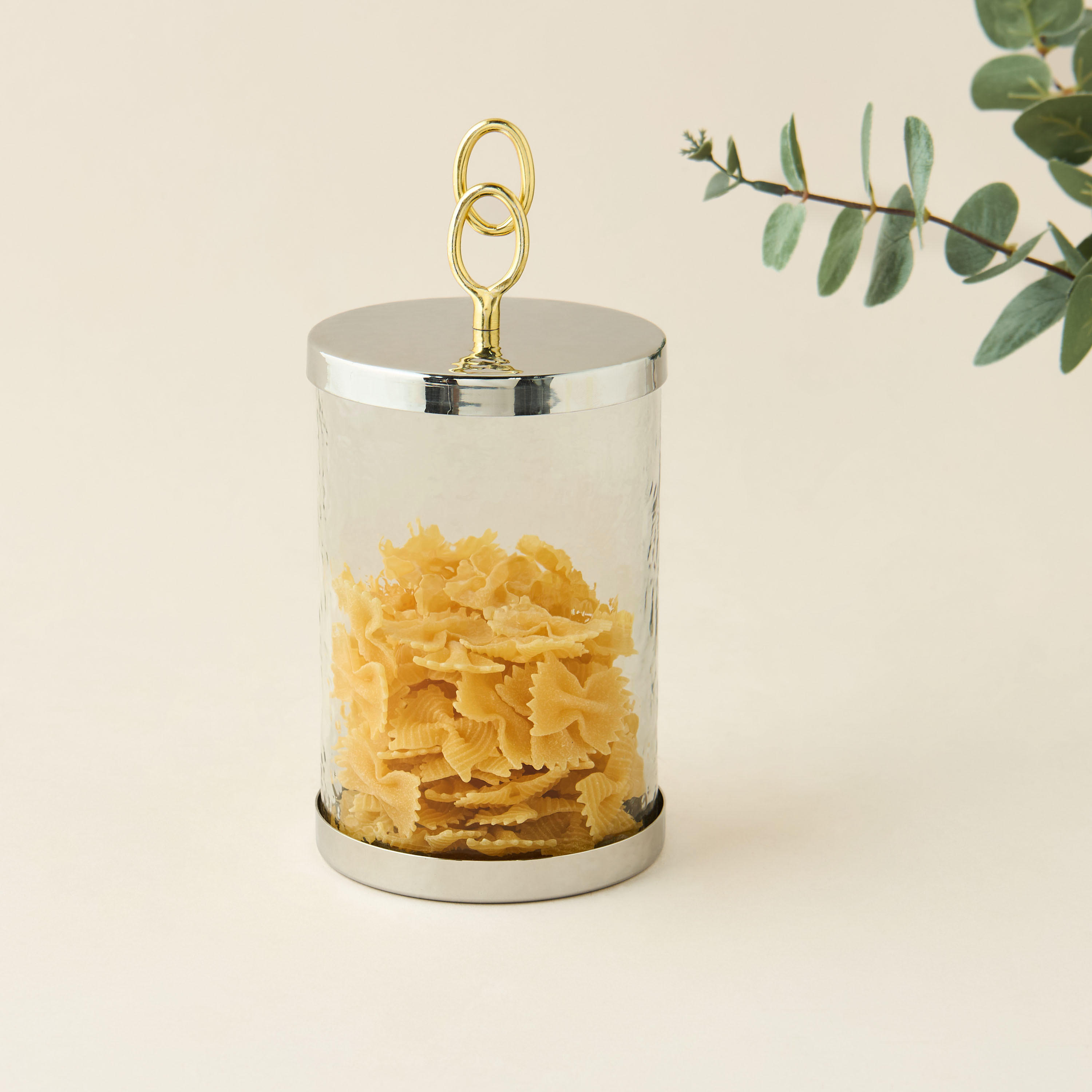 Knob Detail Canister - 22x10 cms-household-kitchen-foodstorage-canistersandjars-image-2
