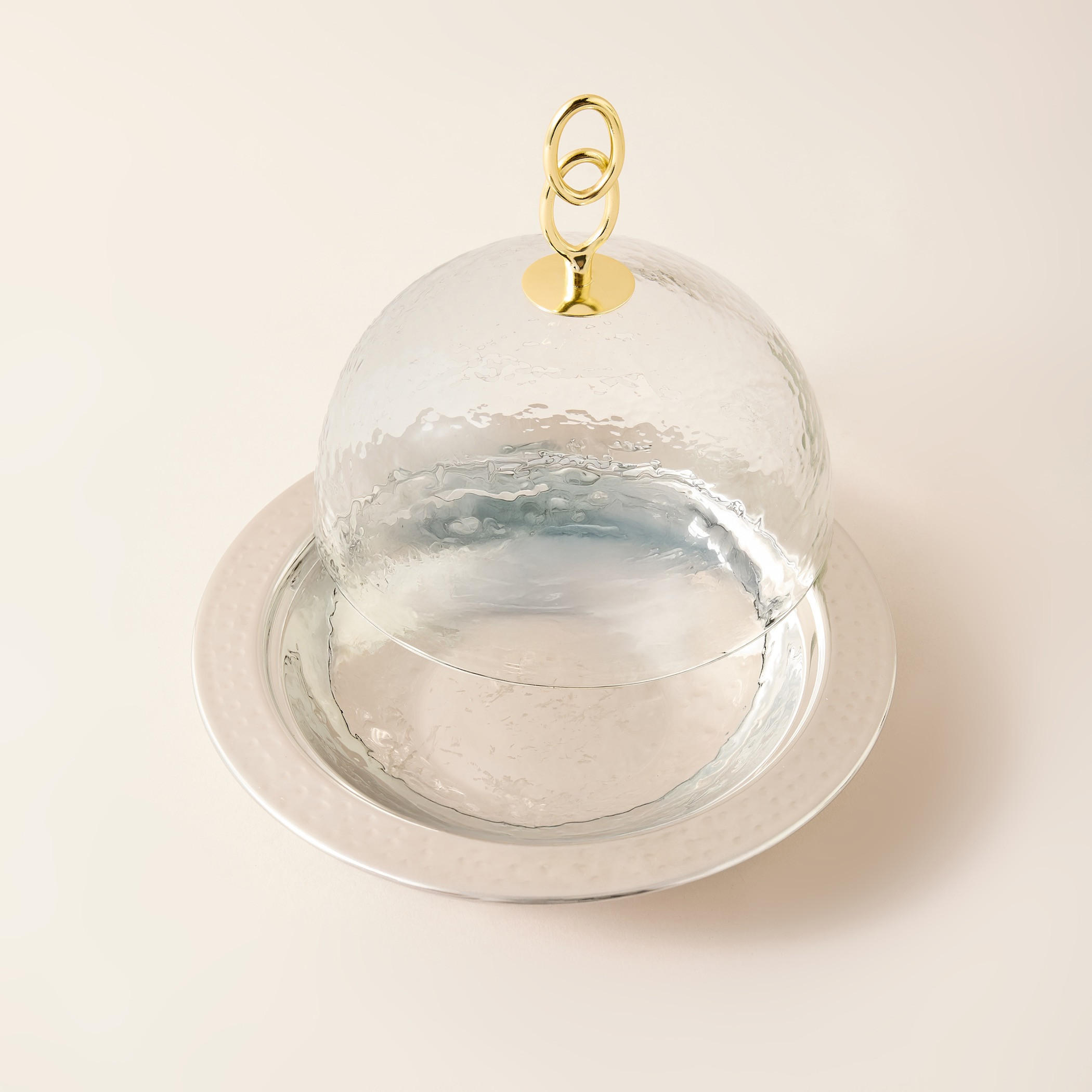 وعاء تمر ستانلس ستيل بغطاء قبة - 20 سم-household-dining-dinnerware-bowls-image-3