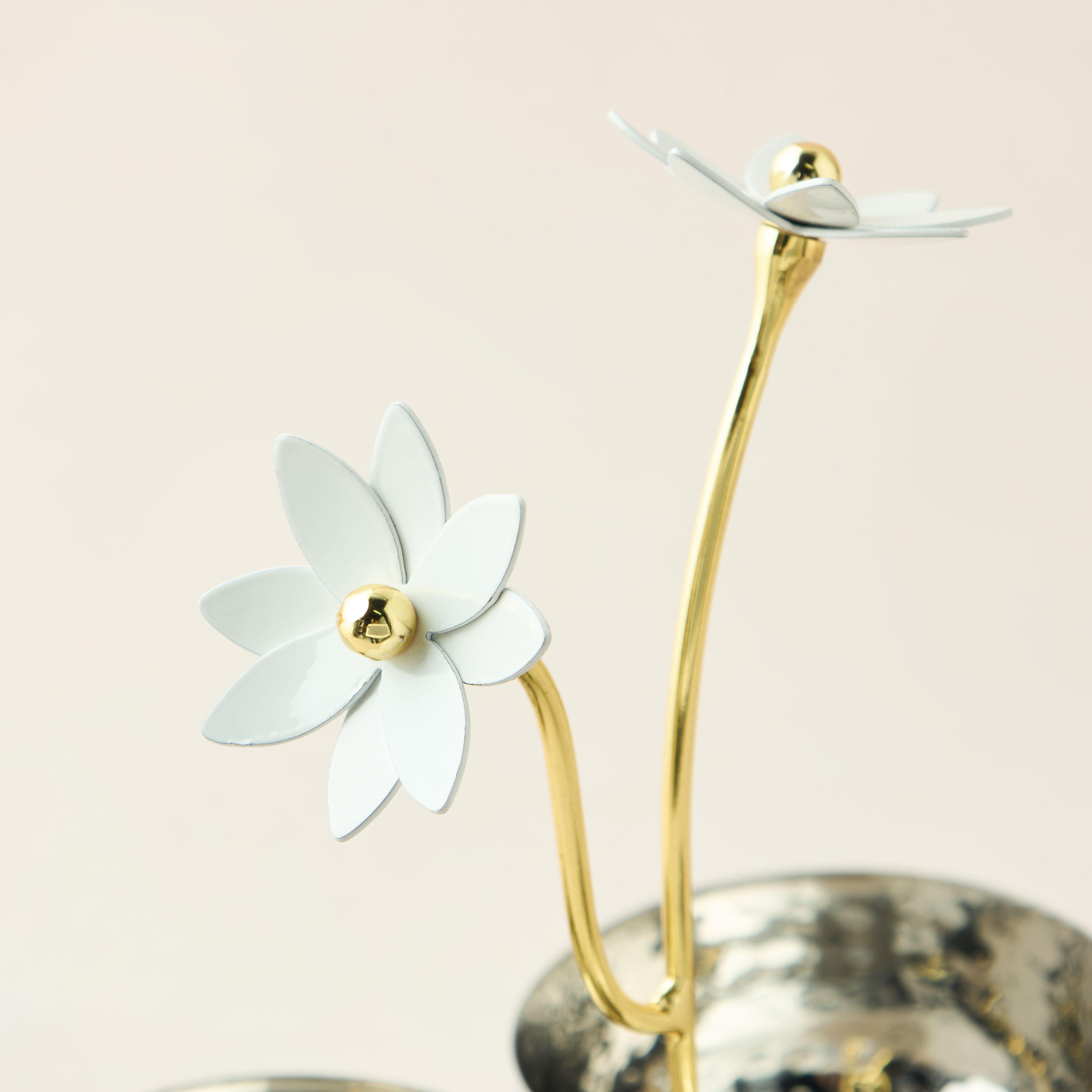 Floral Accent 3-Partition Nut Serving Bowl - 18x23 cms-household-dining-dinnerware-bowls-image-4
