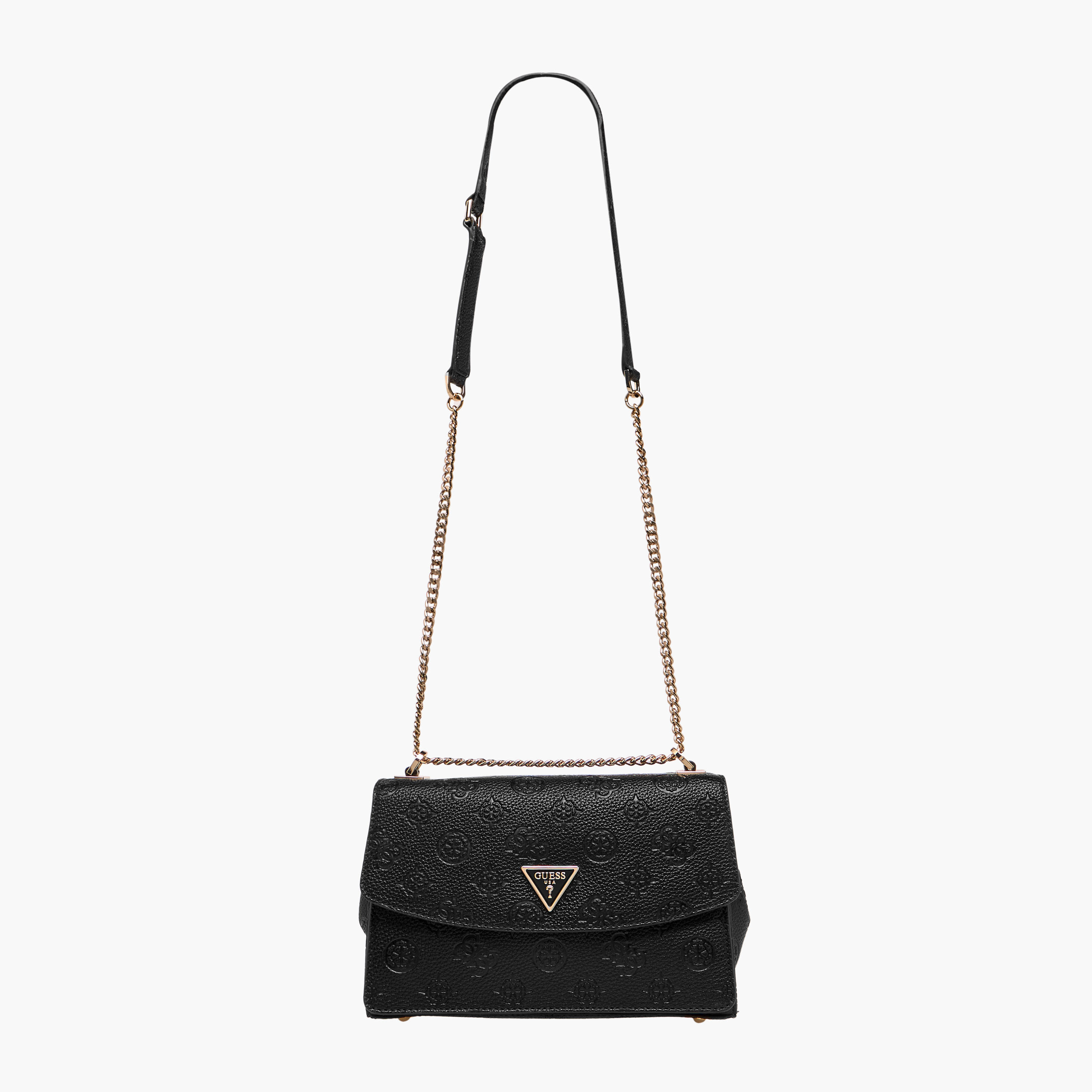 Guess Eco Rianee Embossed Crossbody Bag with Button Closure-women-bagsandwallets-handbags-image-3