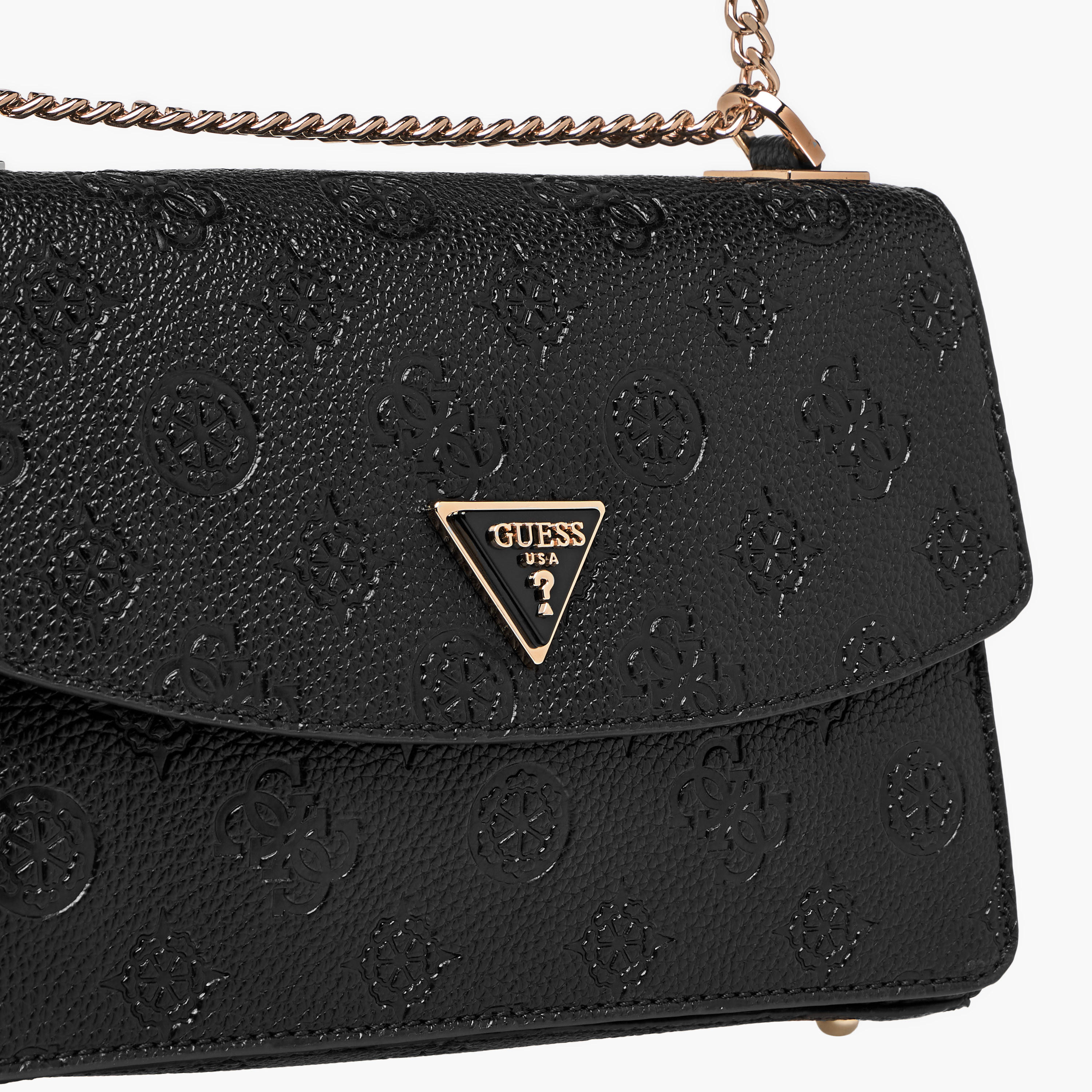 Guess Eco Rianee Embossed Crossbody Bag with Button Closure-women-bagsandwallets-handbags-image-5