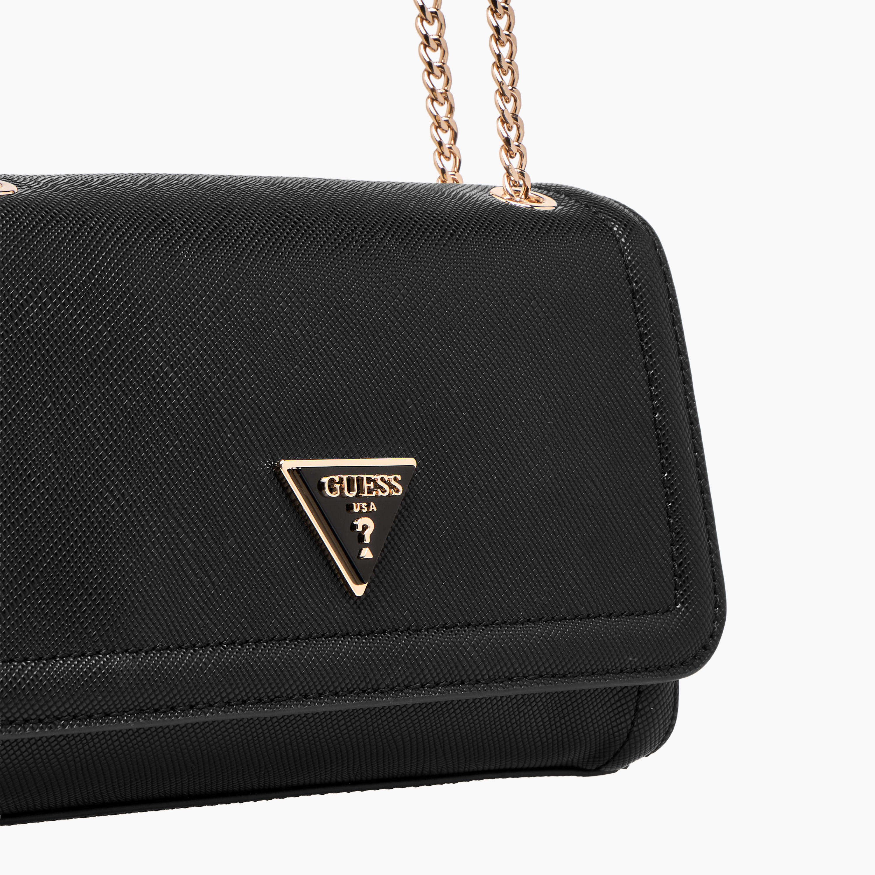 Guess Noella Textured Crossbody Bag with Chain Strap-women-bagsandwallets-handbags-image-5
