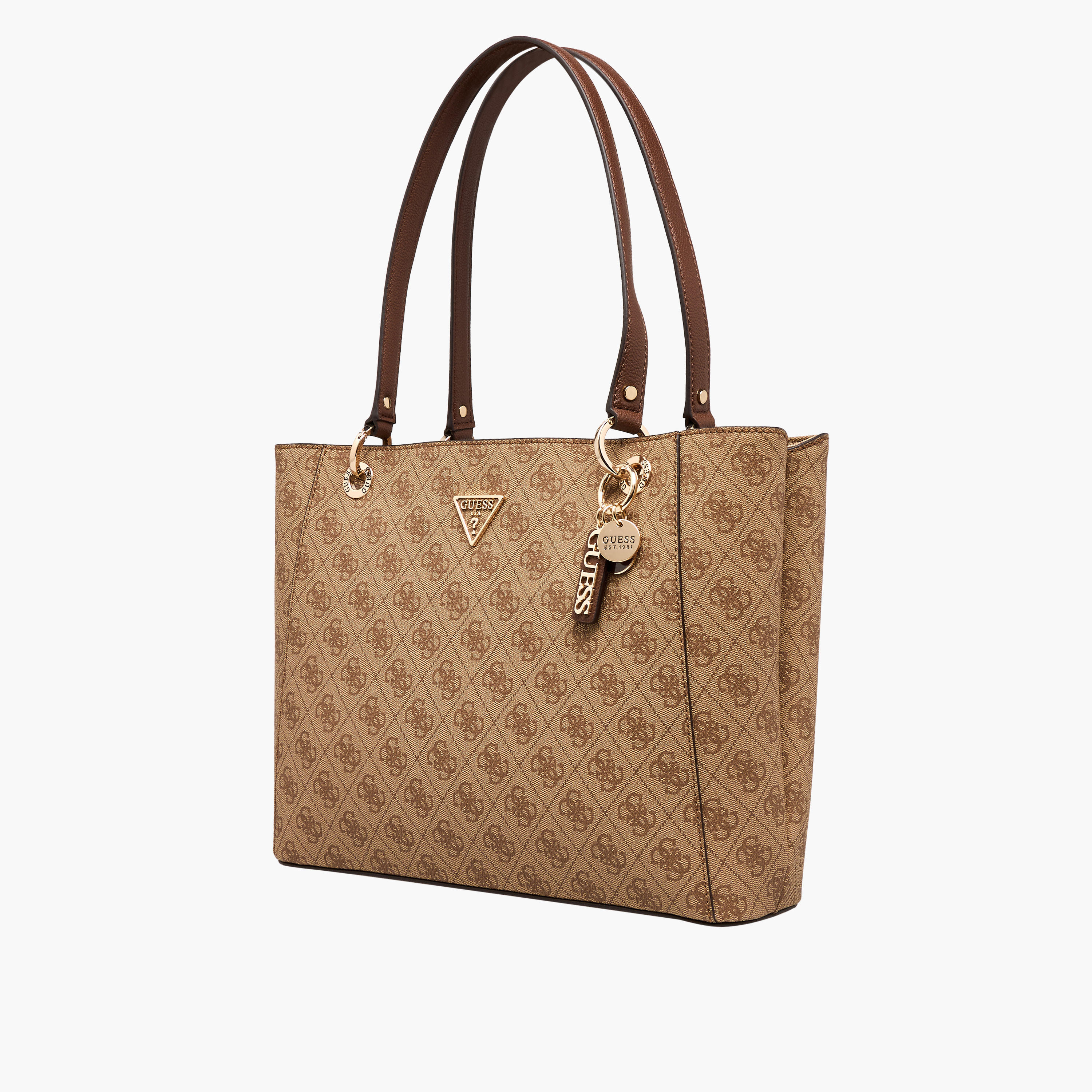 Guess Noelle Girlfriend Printed Tote Bag with Double Handle-women-bagsandwallets-handbags-image-3