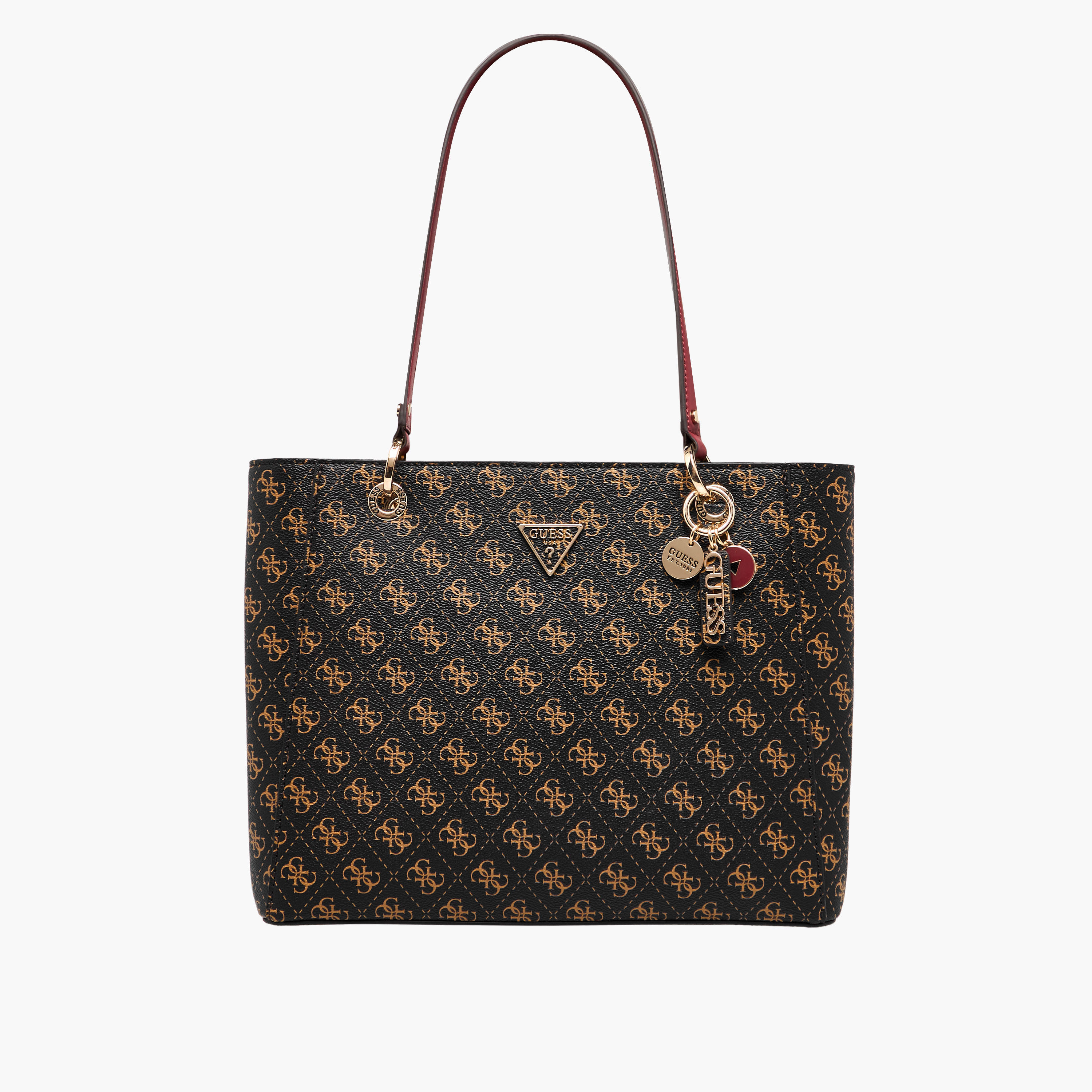 Guess NOELLE Affair Shopper Printed Tote Bag with Double Handle-women-bagsandwallets-handbags-image-1