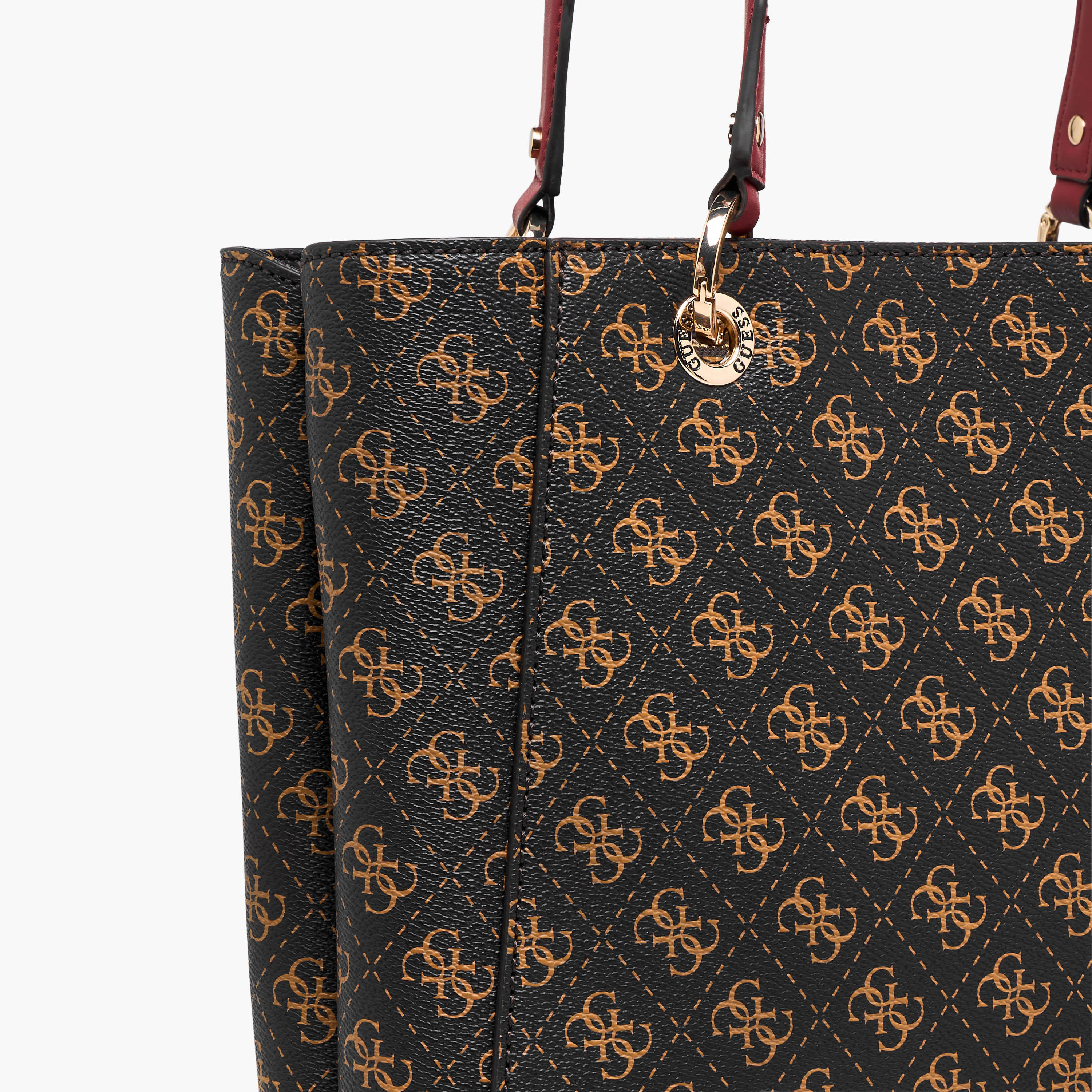 Guess NOELLE Affair Shopper Printed Tote Bag with Double Handle-women-bagsandwallets-handbags-image-6
