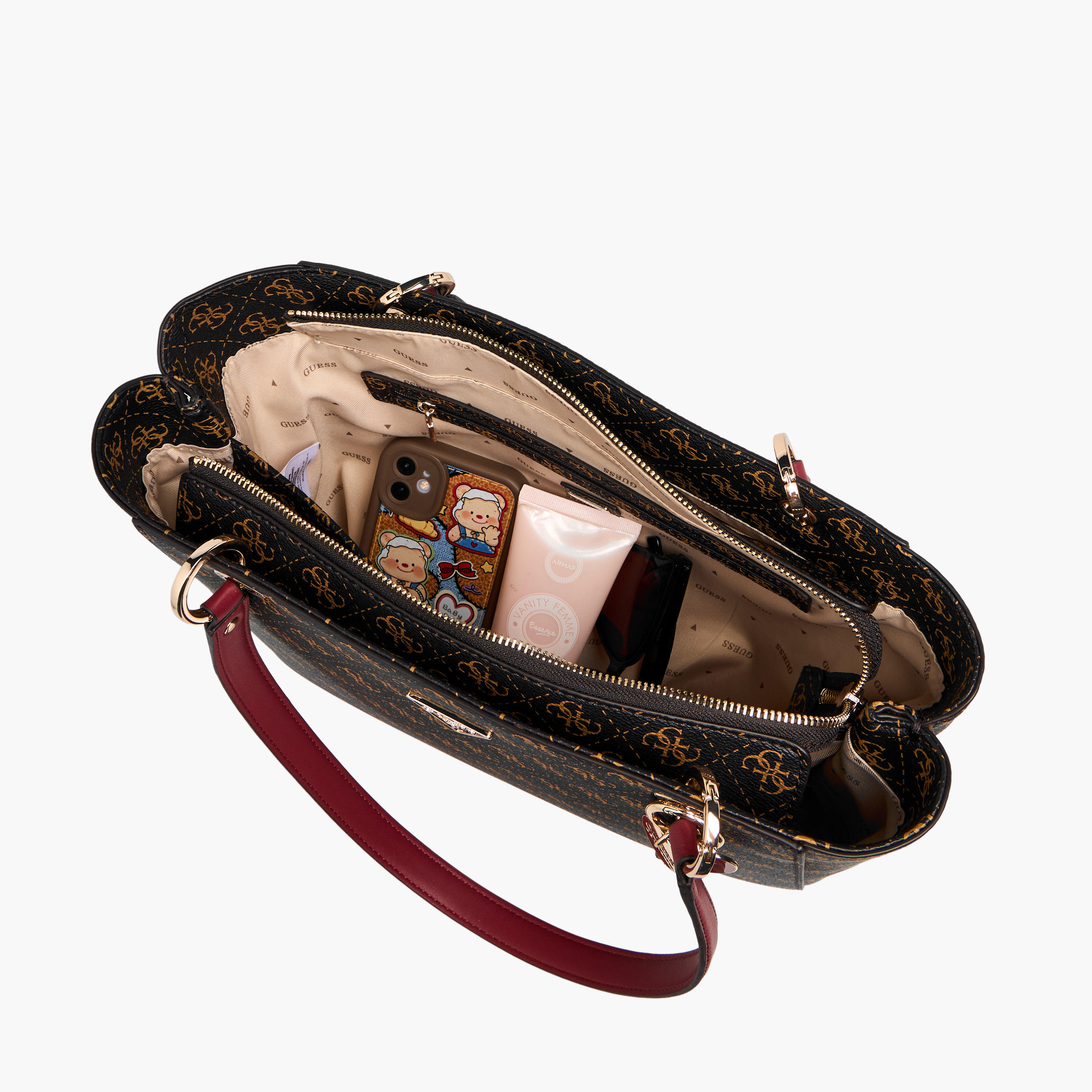 Guess NOELLE Affair Shopper Printed Tote Bag with Double Handle-women-bagsandwallets-handbags-image-8
