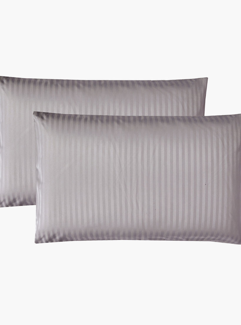 طقم لحاف كينج مخطط 6 قطع من يونيك هوم هامبتون - 240×260 سم-household-bedding-comfortersandbedspreads-bedinabag-image-4