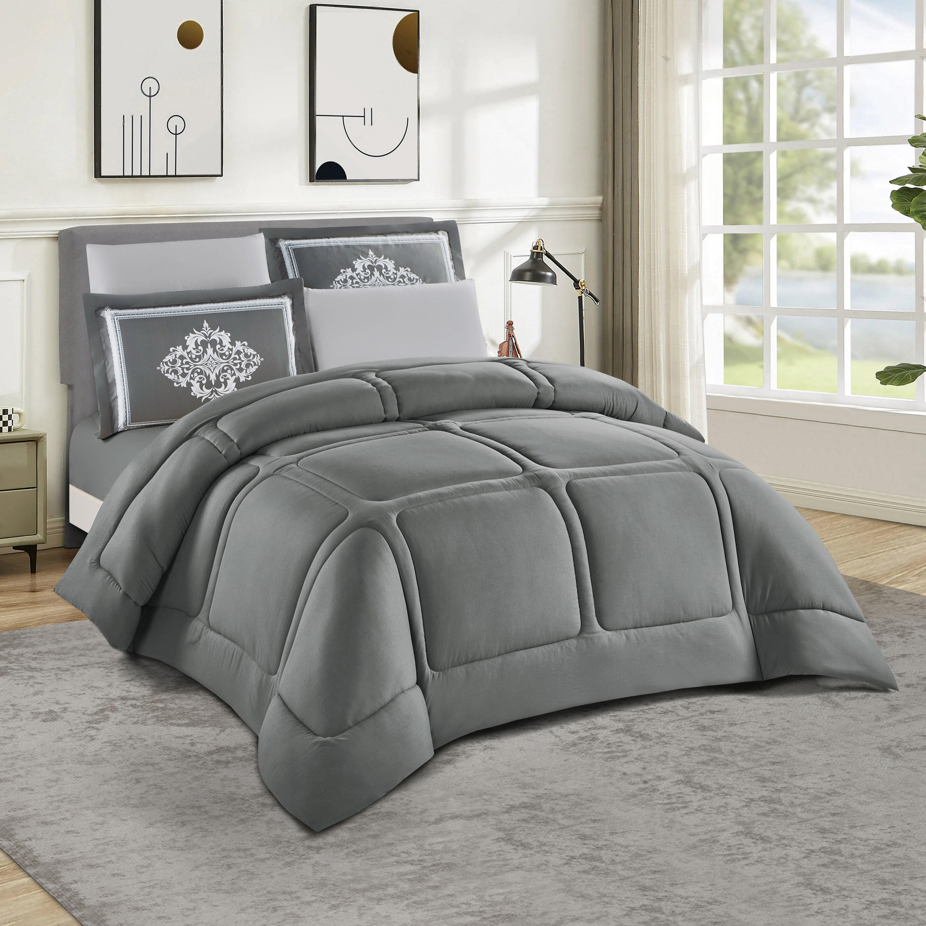 طقم لحاف توين 4 قطع صوفيا من يونيك هوم - 240x170 سم-household-bedding-comfortersandbedspreads-comforters-image-1