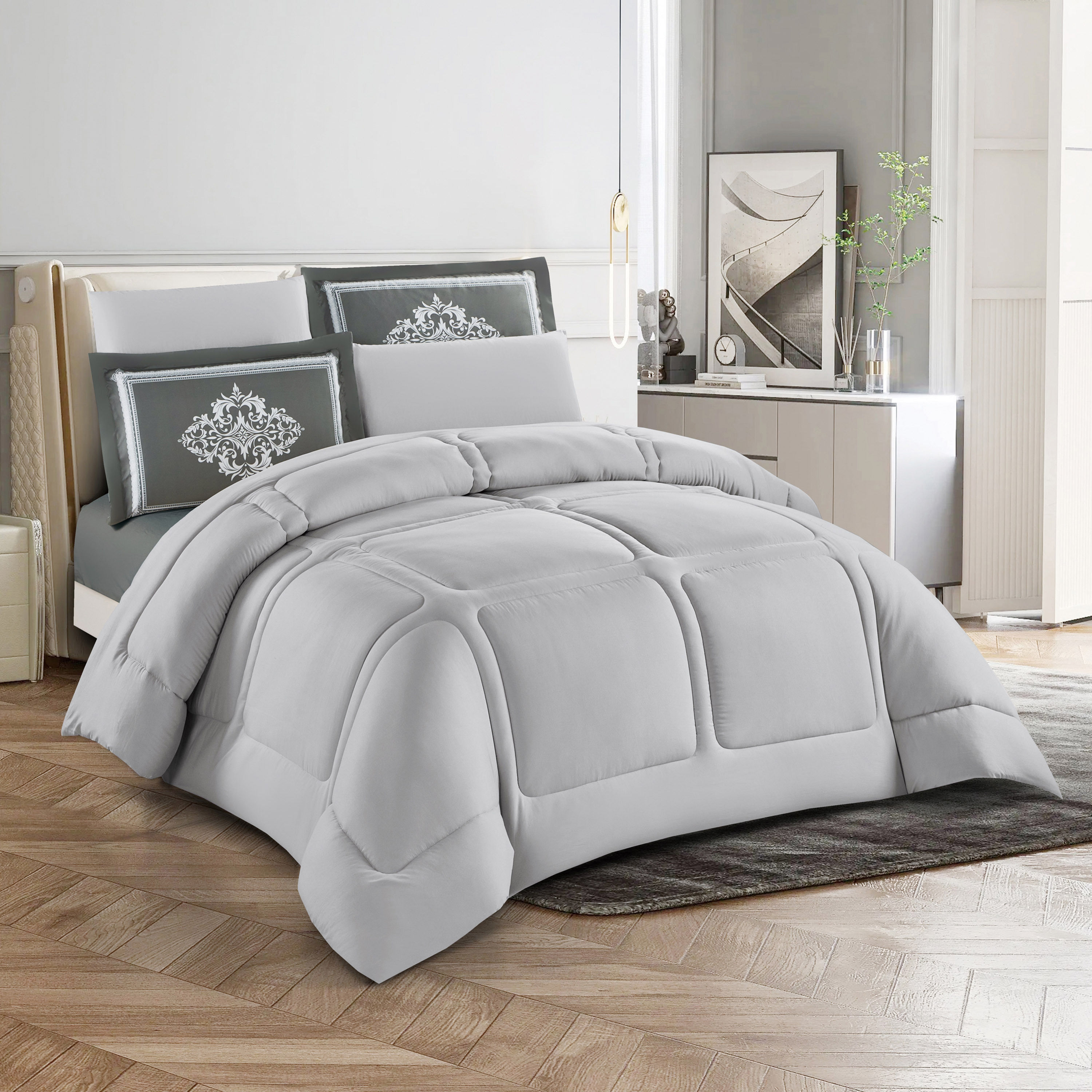 طقم لحاف توين 4 قطع صوفيا من يونيك هوم - 240x170 سم-household-bedding-comfortersandbedspreads-comforters-image-2