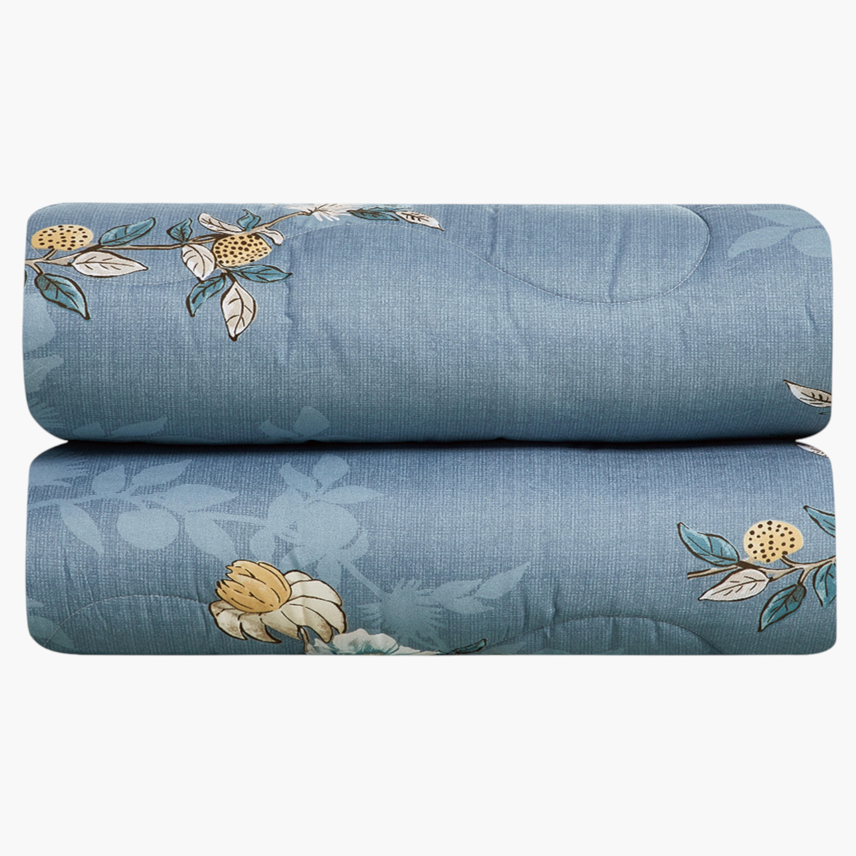 Unique Home Vanessa Reversible Microfibre 4-Piece Twin Comforter Set - 240x170 cm-household-bedding-comfortersandbedspreads-comforters-image-4