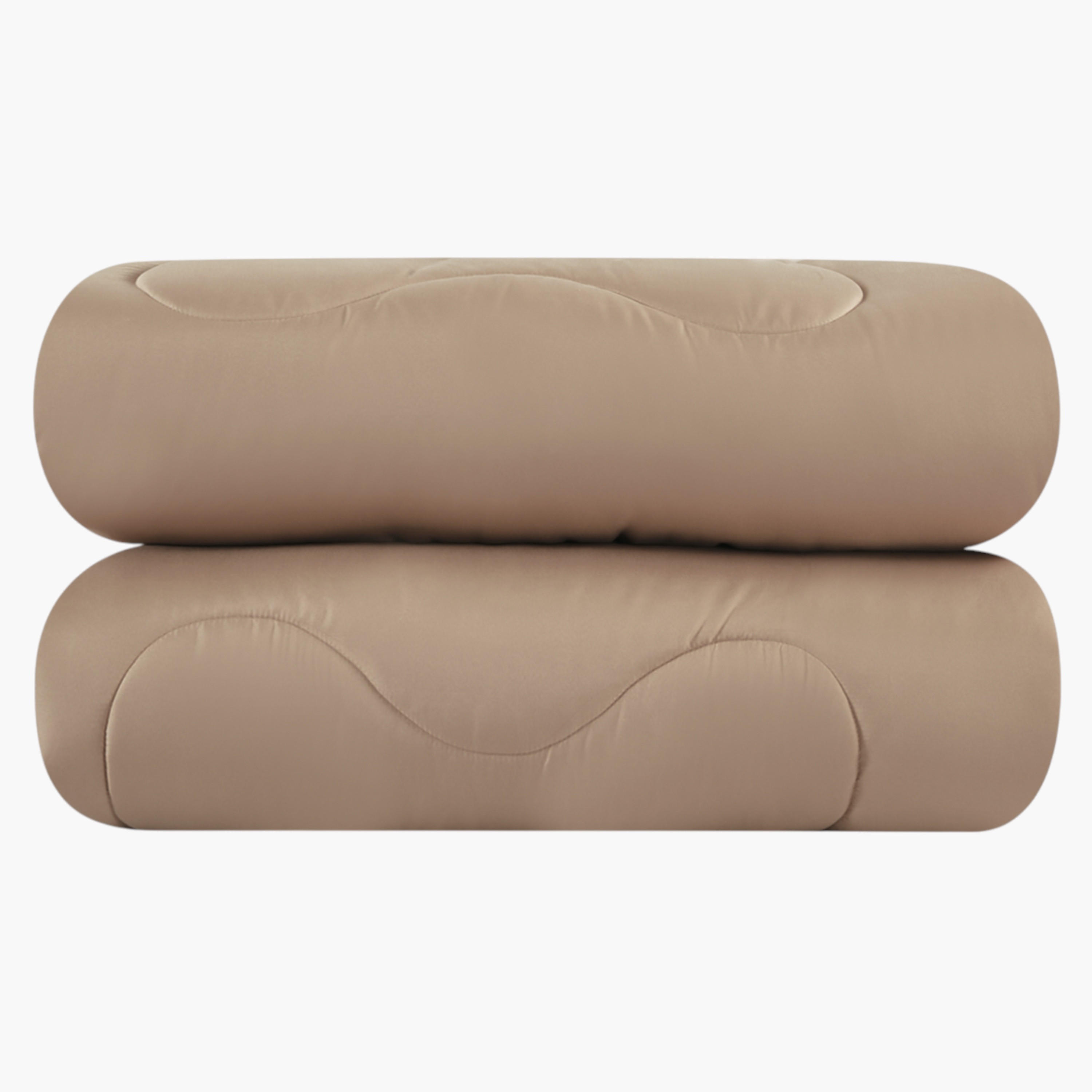 Unique Home Bristol Reversible Microfibre 4-Piece Twin Comforter Set - 240x170 cm-household-bedding-comfortersandbedspreads-comforters-image-5