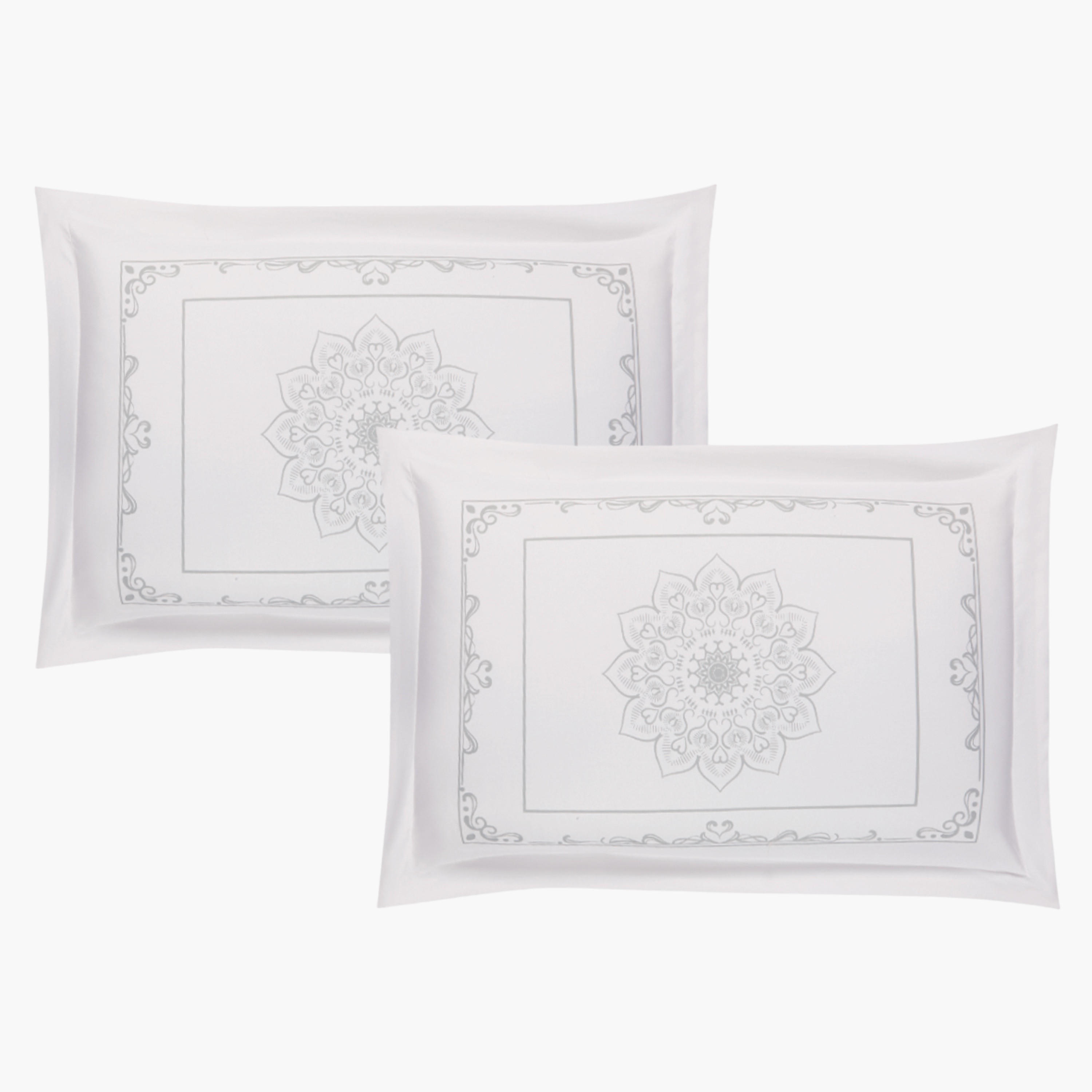Unique Home 4-Piece Printed Reversible Twin Comforter Set - 170x240 cms-household-bedding-comfortersandbedspreads-comforters-image-2