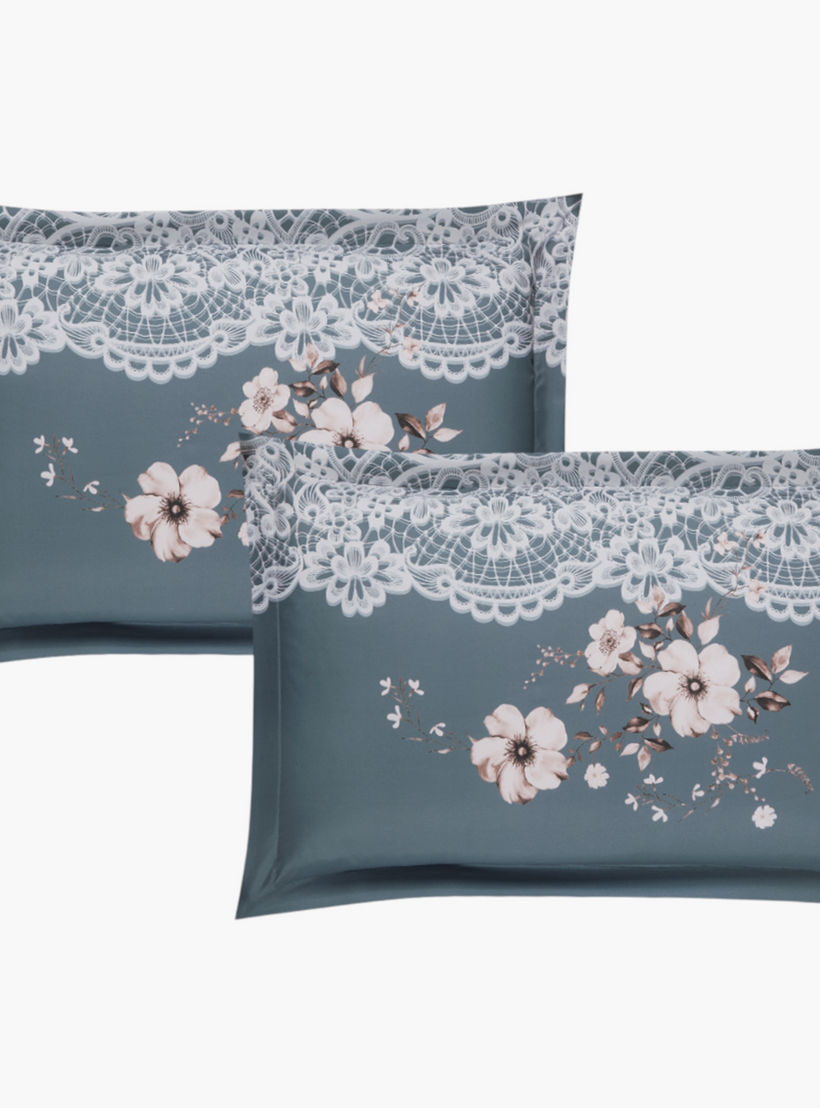 Unique Home Bristol Reversible Microfibre 4-Piece Twin Comforter Set - 240x170 cm-household-bedding-comfortersandbedspreads-comforters-image-3