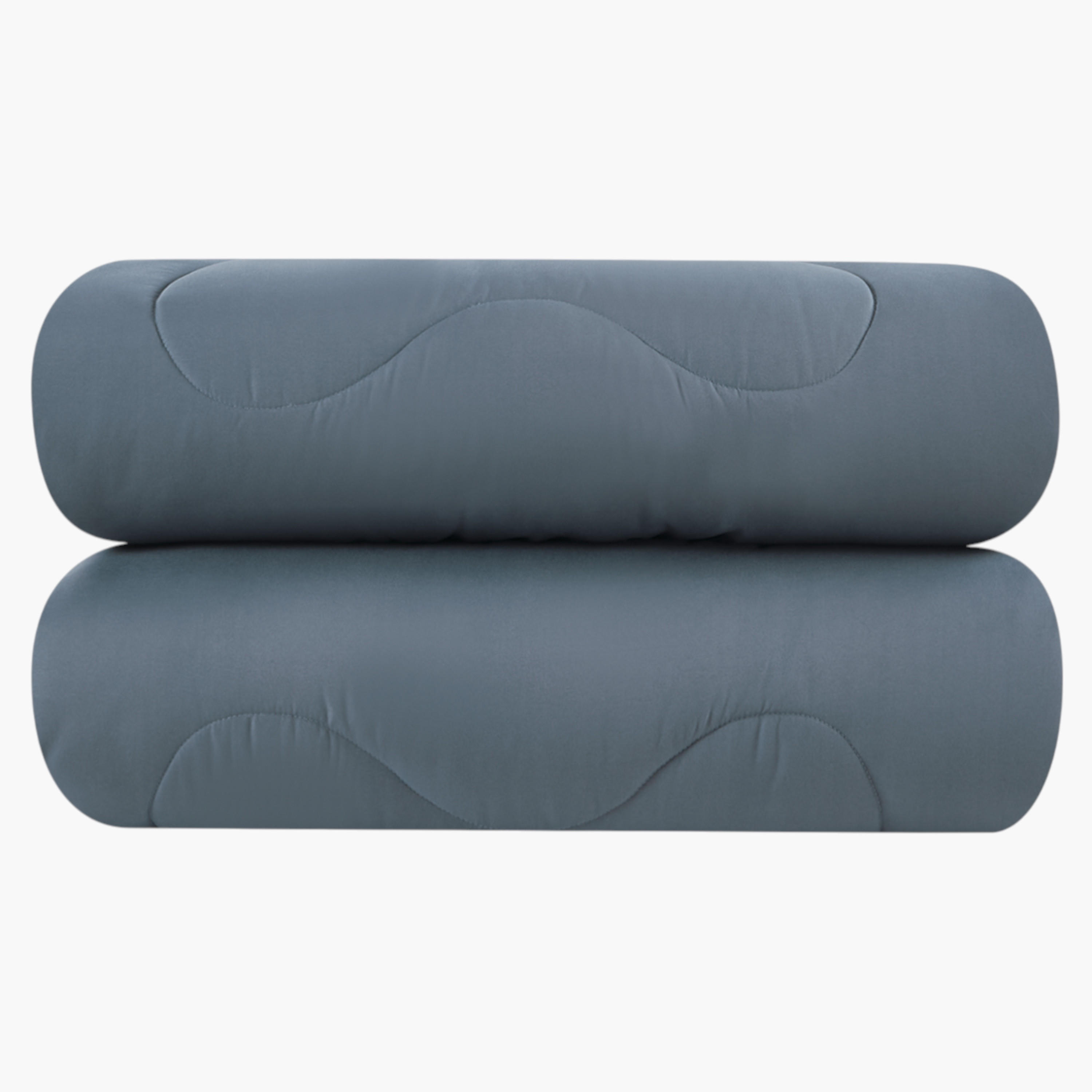 Unique Home Bristol Reversible Microfibre 4-Piece Twin Comforter Set - 240x170 cm-household-bedding-comfortersandbedspreads-comforters-image-5