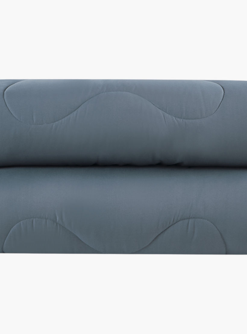 Unique Home Bristol Reversible Microfibre 4-Piece Twin Comforter Set - 240x170 cm-household-bedding-comfortersandbedspreads-comforters-image-5