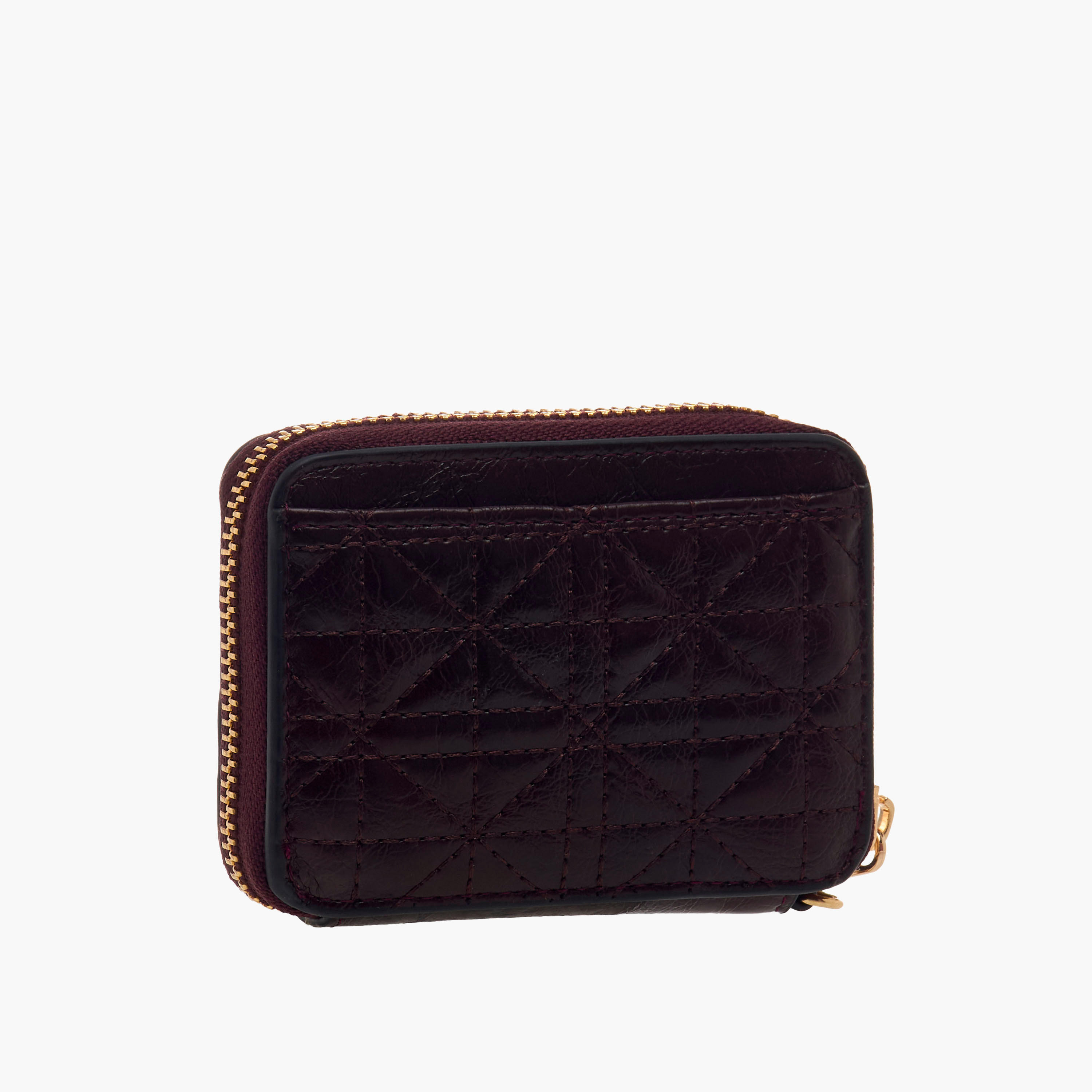 Celeste Quilted Zip Wallet with Chain Accent-women-bagsandwallets-handbags-image-3