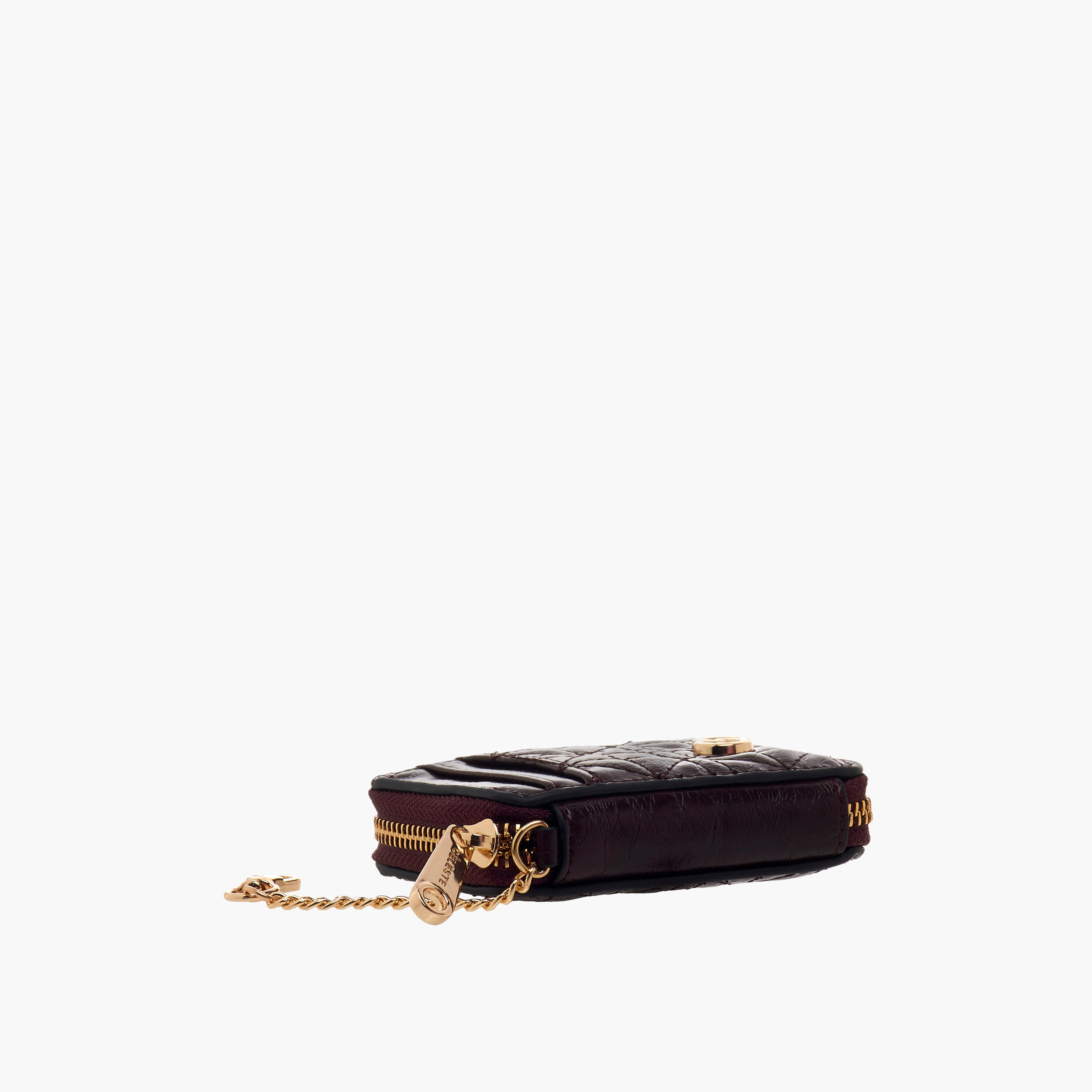 Celeste Quilted Zip Wallet with Chain Accent-women-bagsandwallets-handbags-image-5
