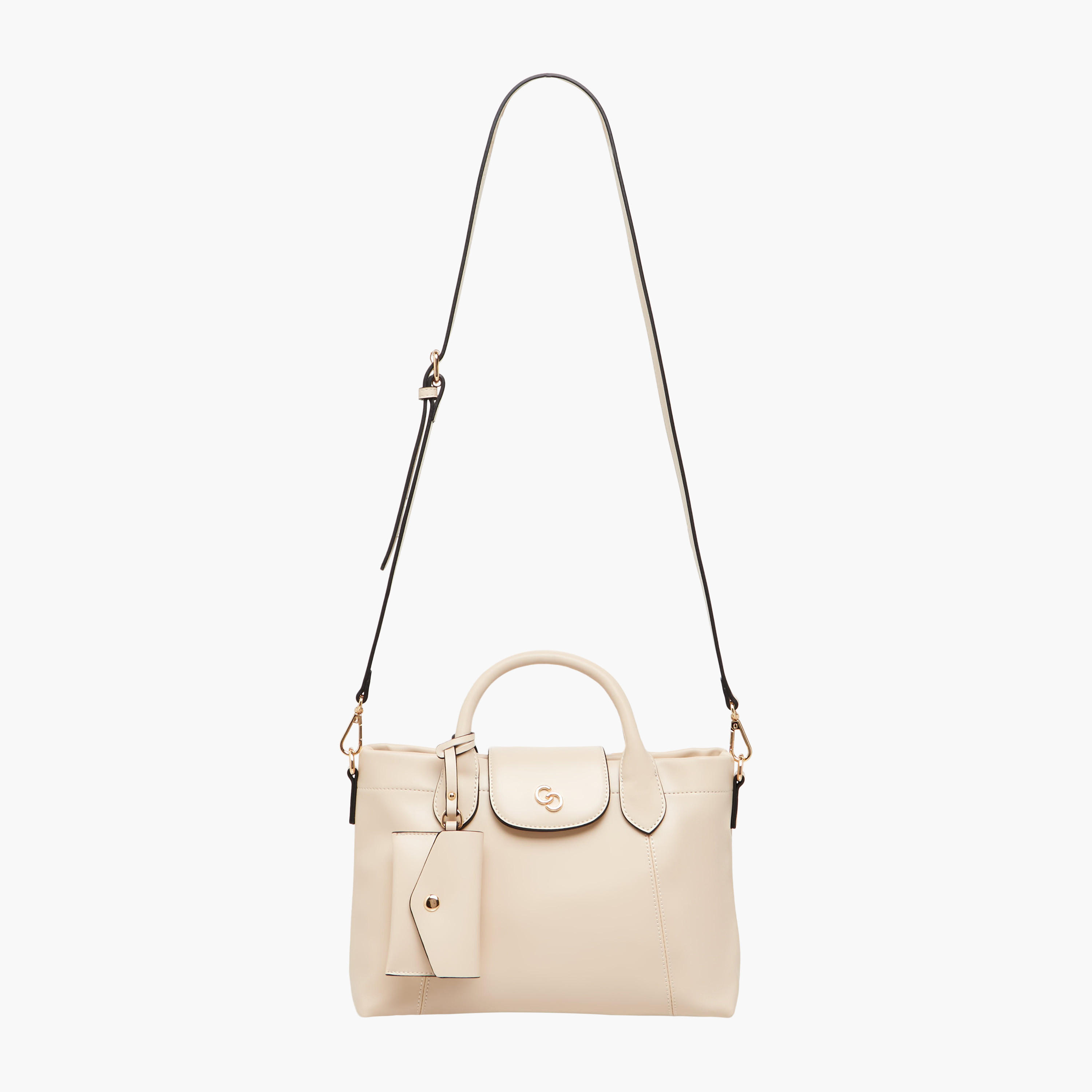 Celeste Solid Tote Bag with Pouch-women-bagsandwallets-handbags-image-2